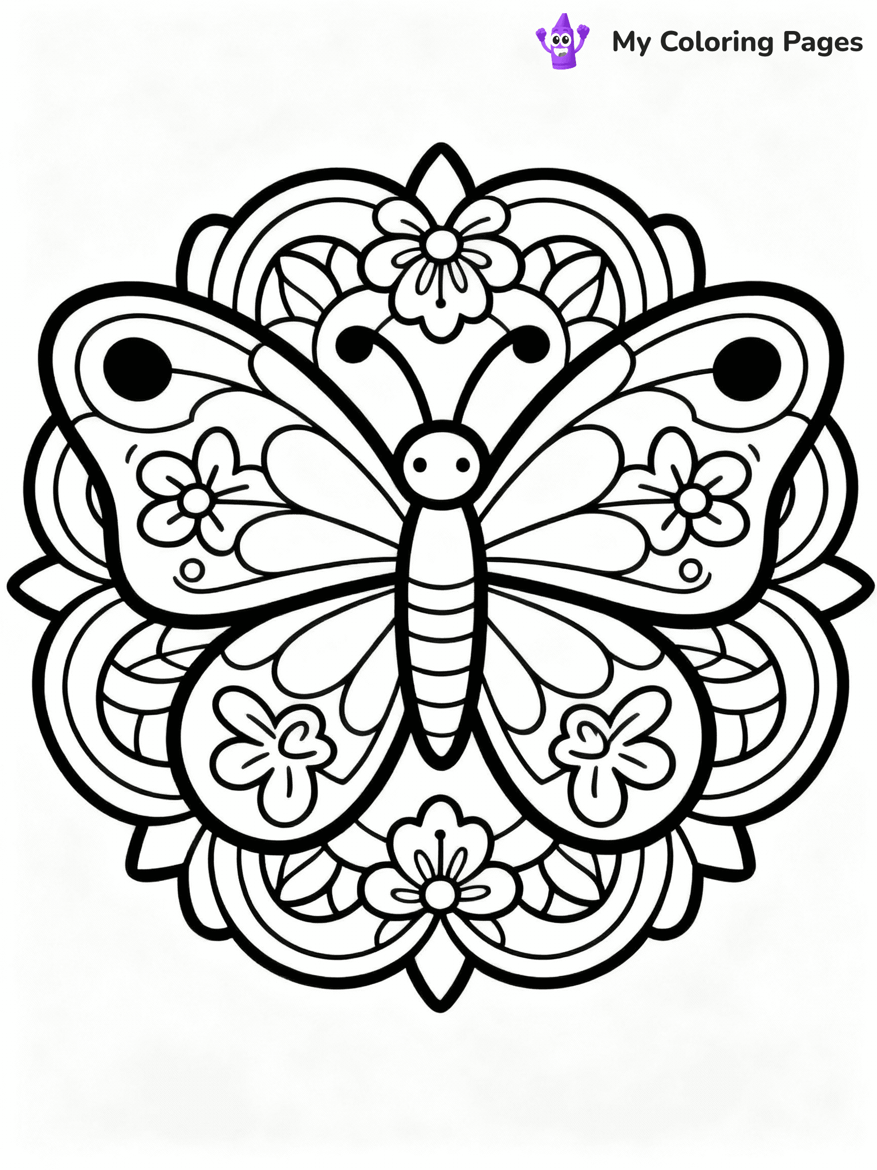 Butterfly Coloring Pages - 29