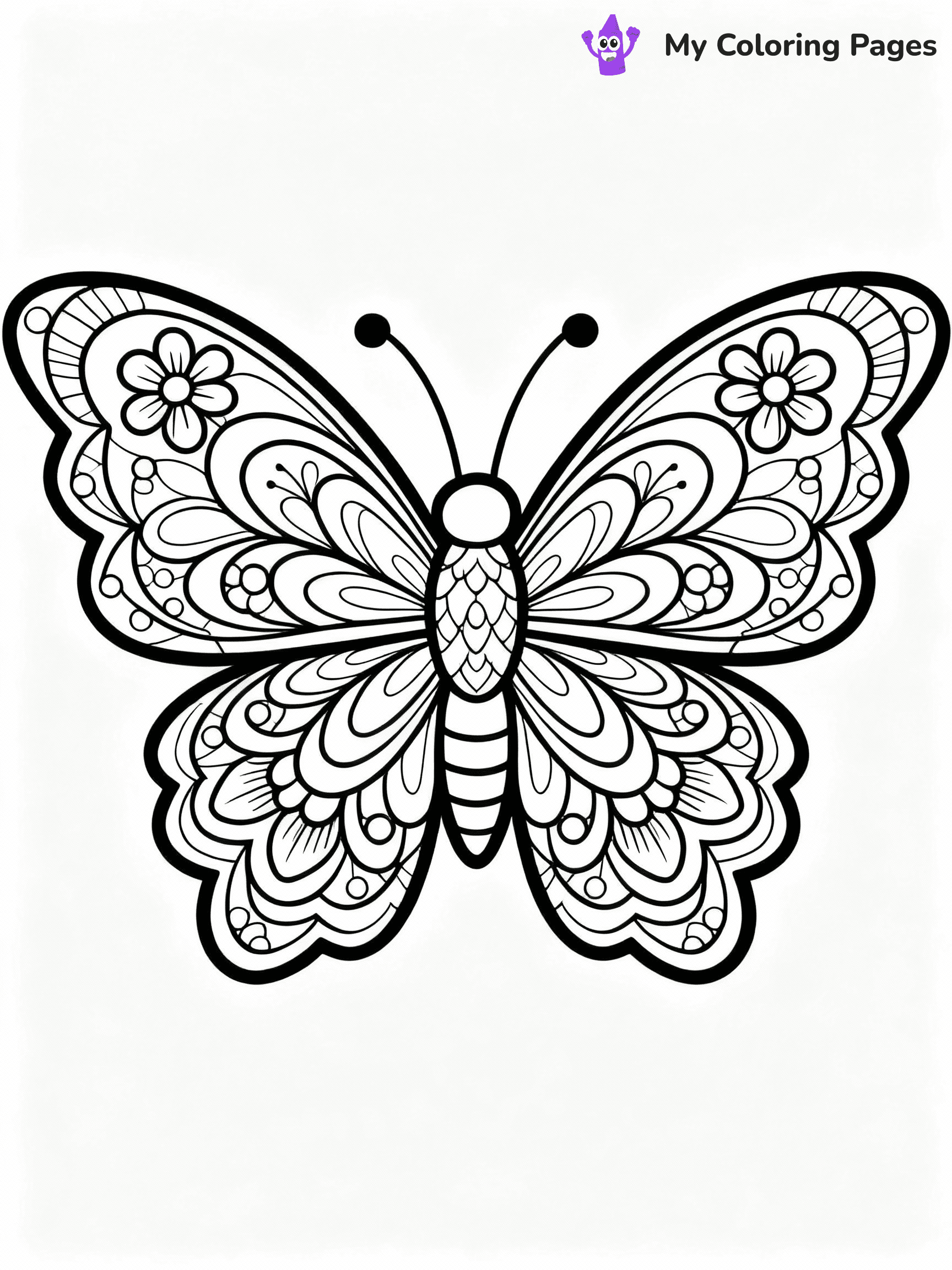 Butterfly Coloring Pages - 28
