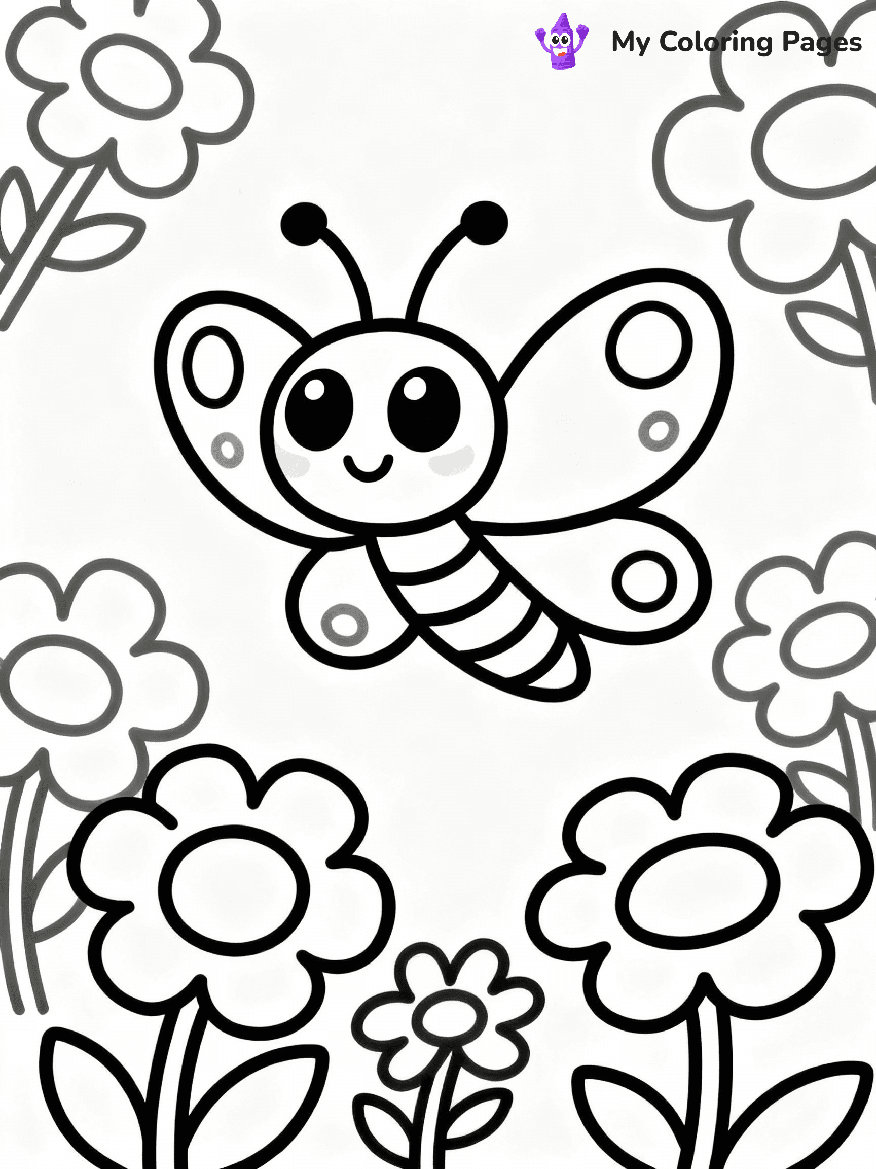 Butterfly Coloring Pages - 23