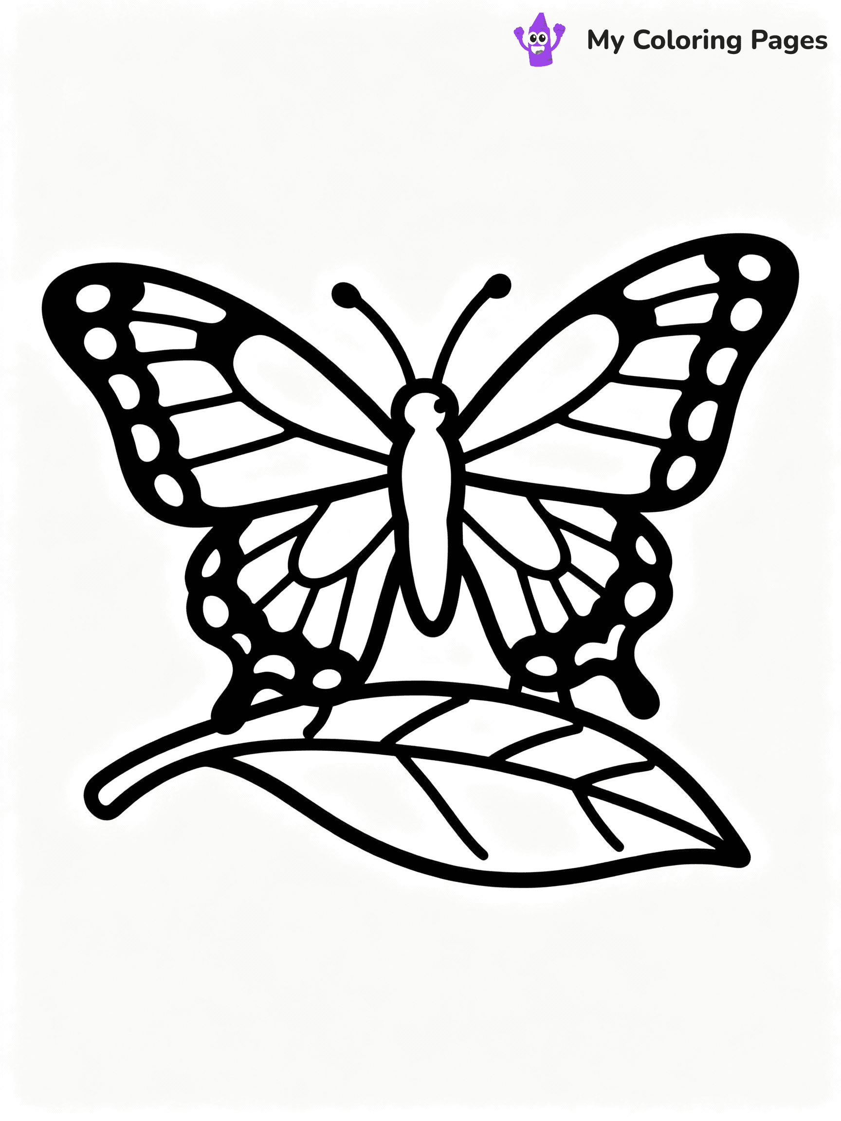 Butterfly Coloring Pages - 19
