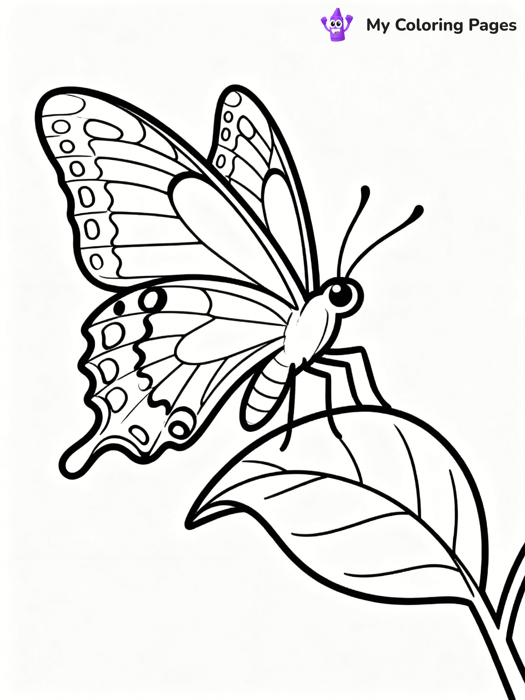 Butterfly Coloring Pages - 18