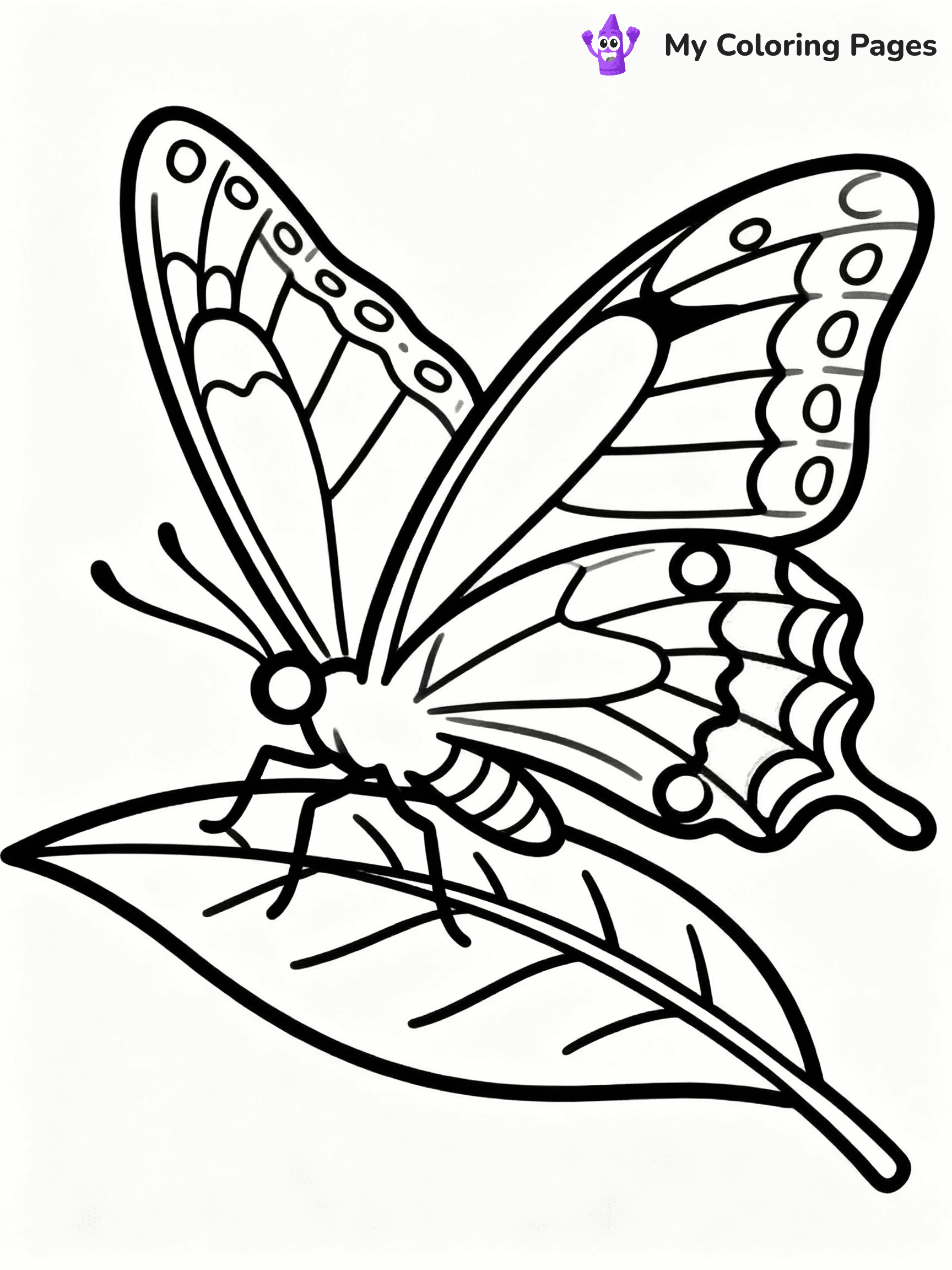 Butterfly Coloring Pages - 17