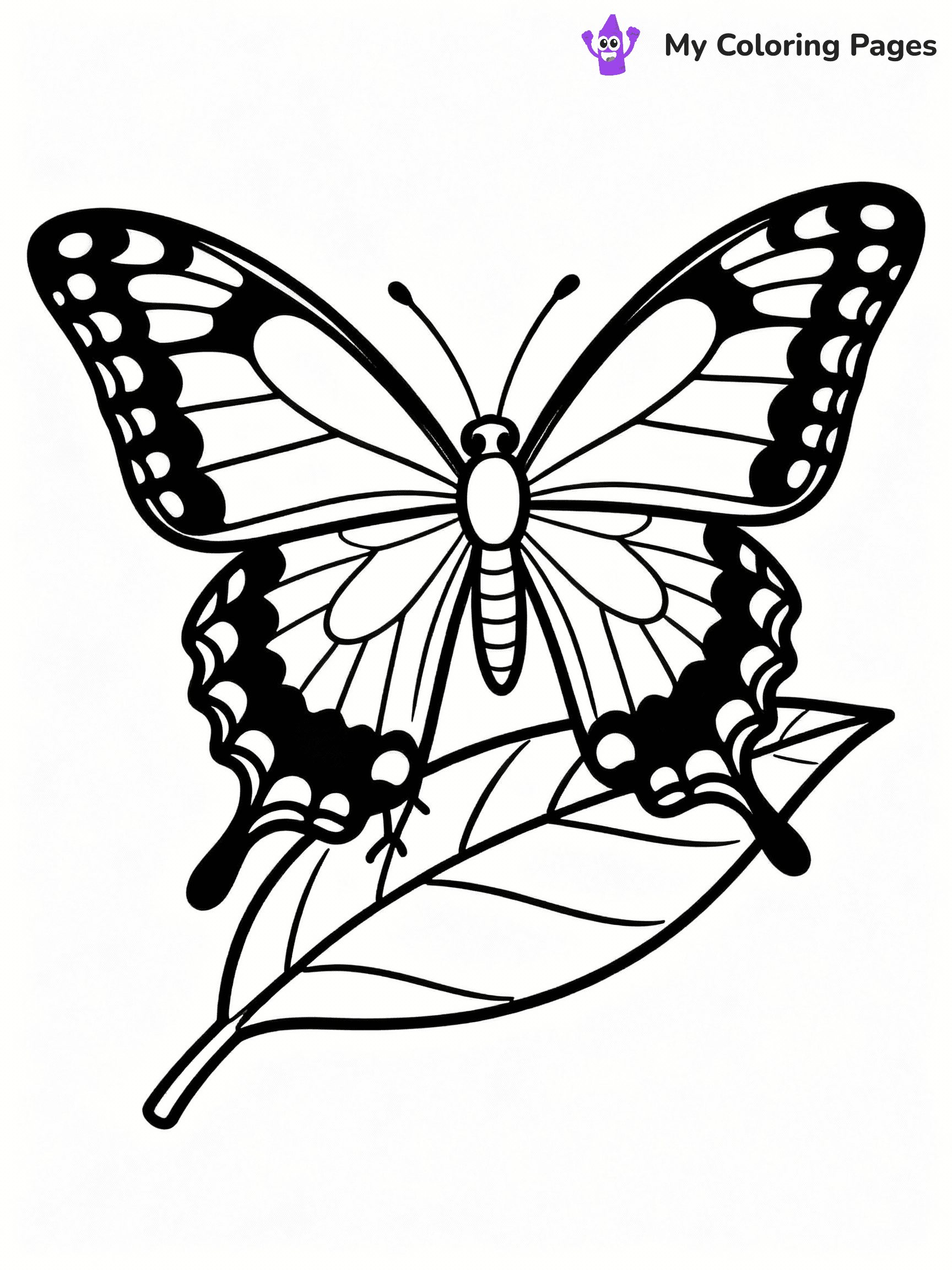 Butterfly Coloring Pages - 15