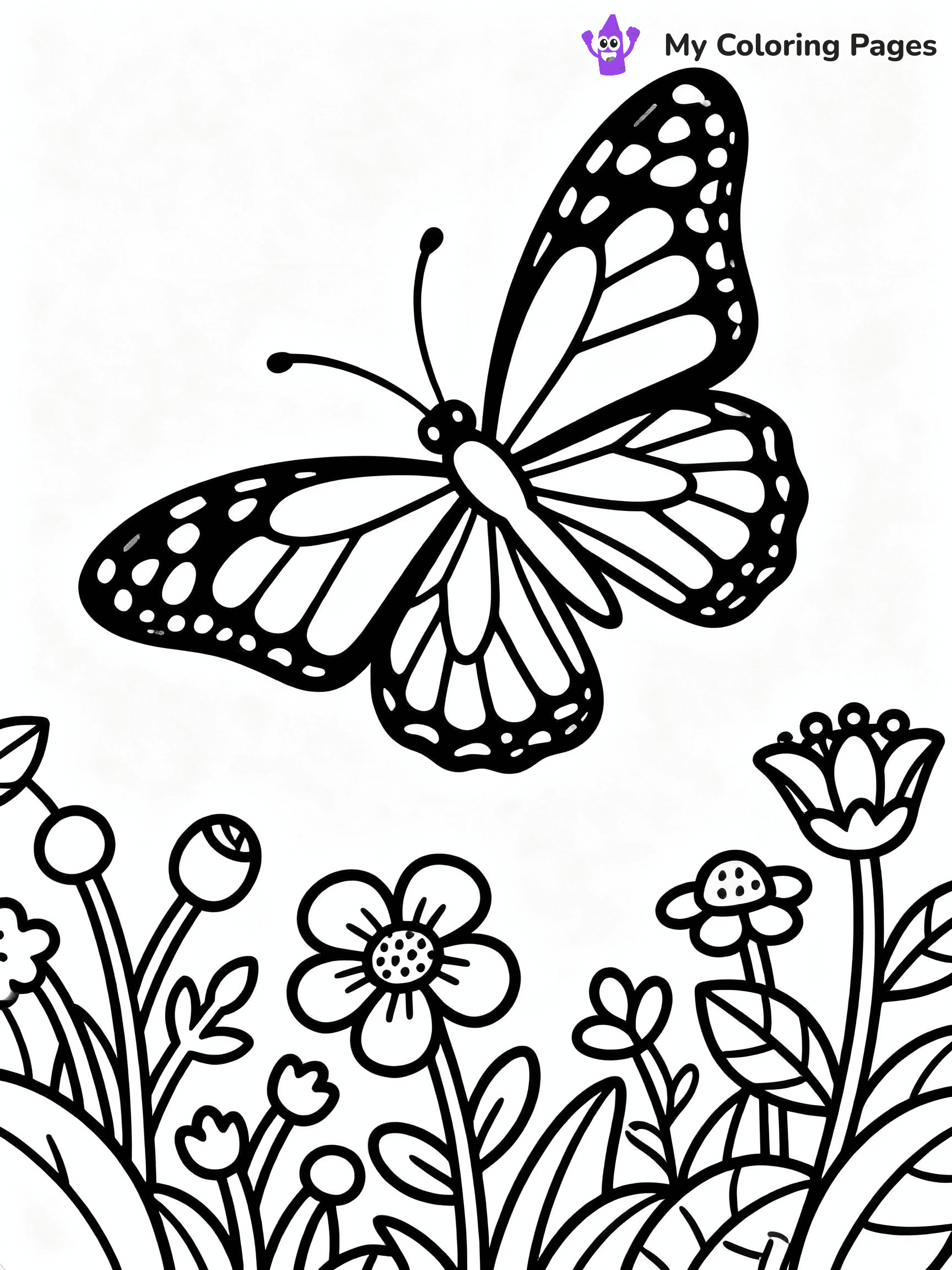 Butterfly Coloring Pages - 11