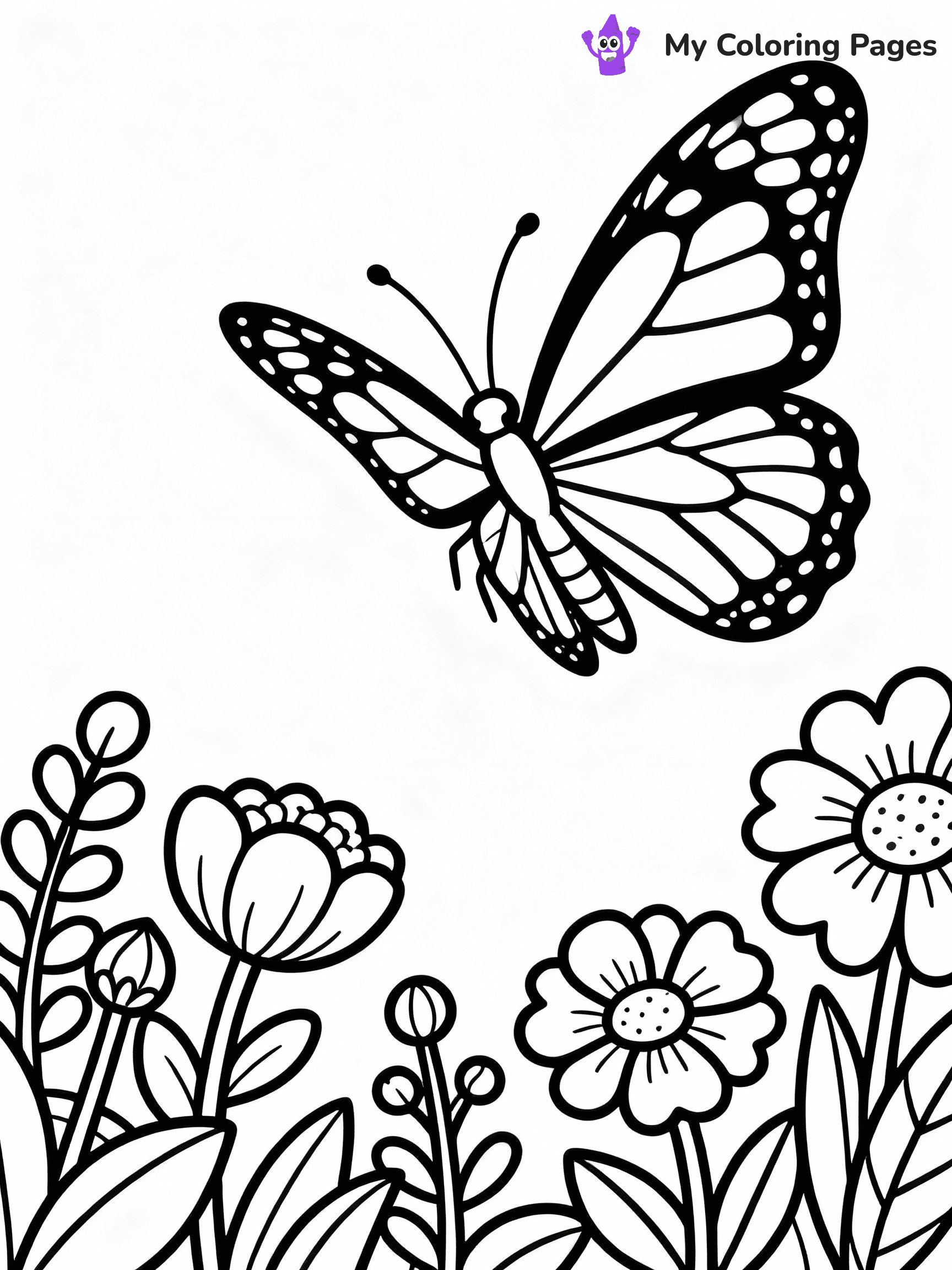 Butterfly Coloring Pages - 10