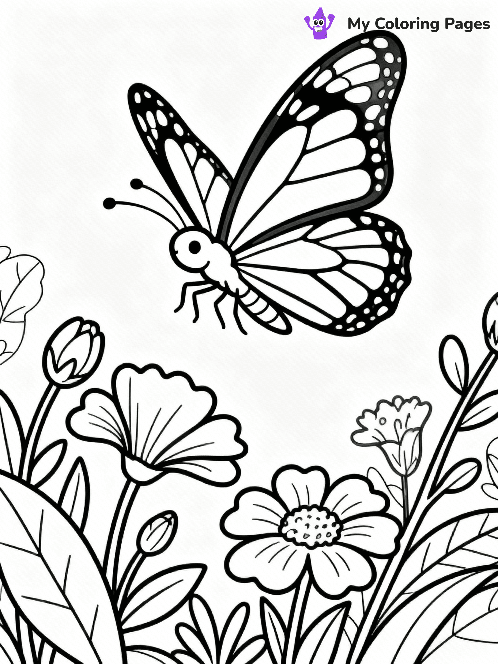 Butterfly Coloring Pages - 8