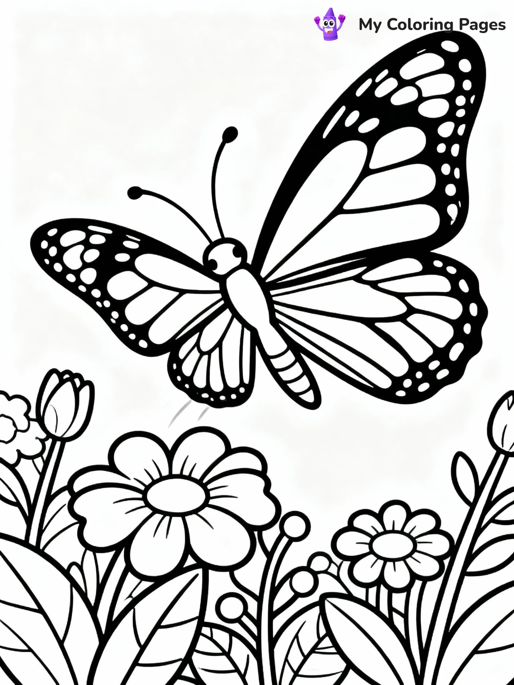 Butterfly Coloring Pages - 7