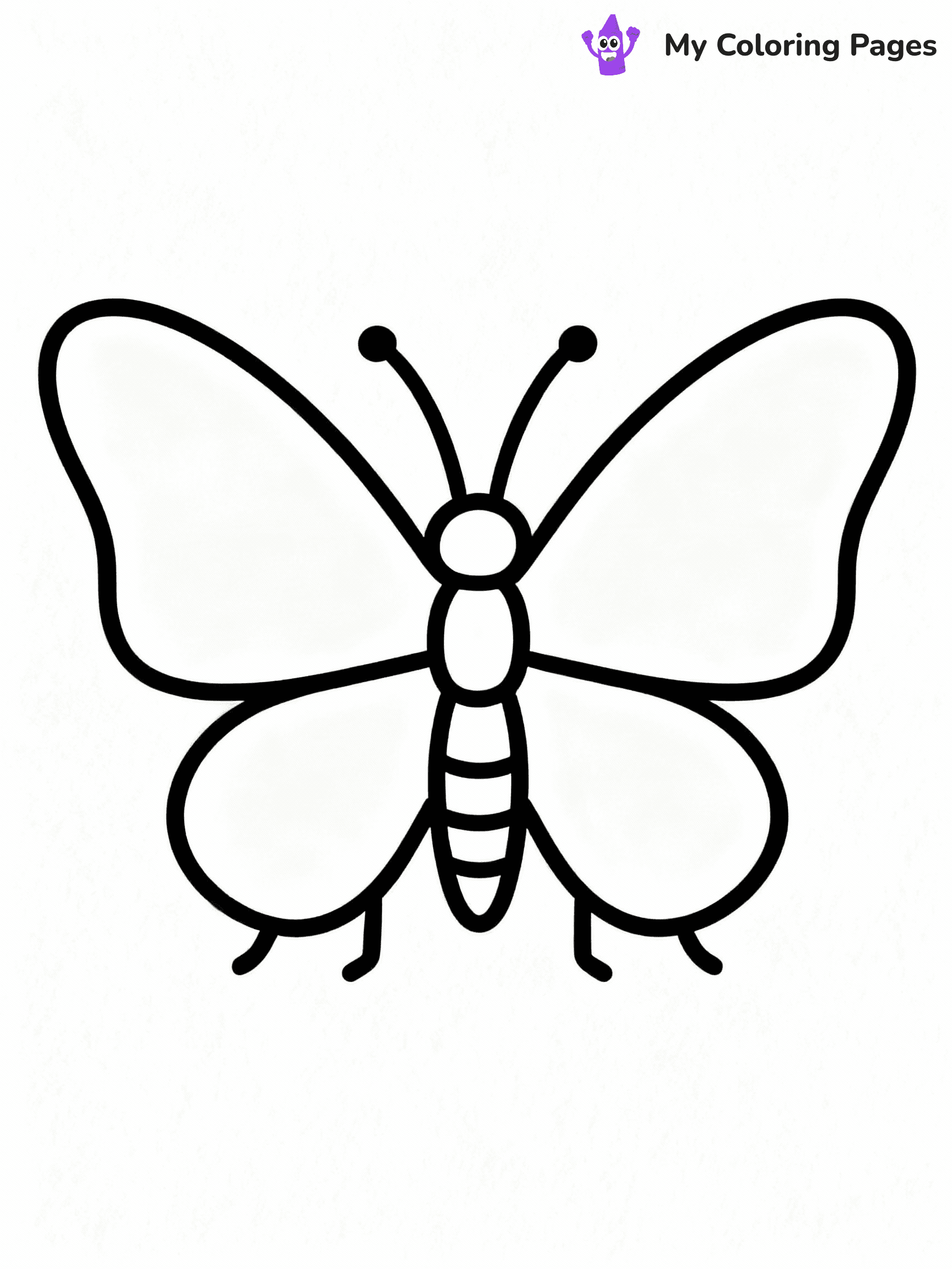 Butterfly Coloring Pages - 6