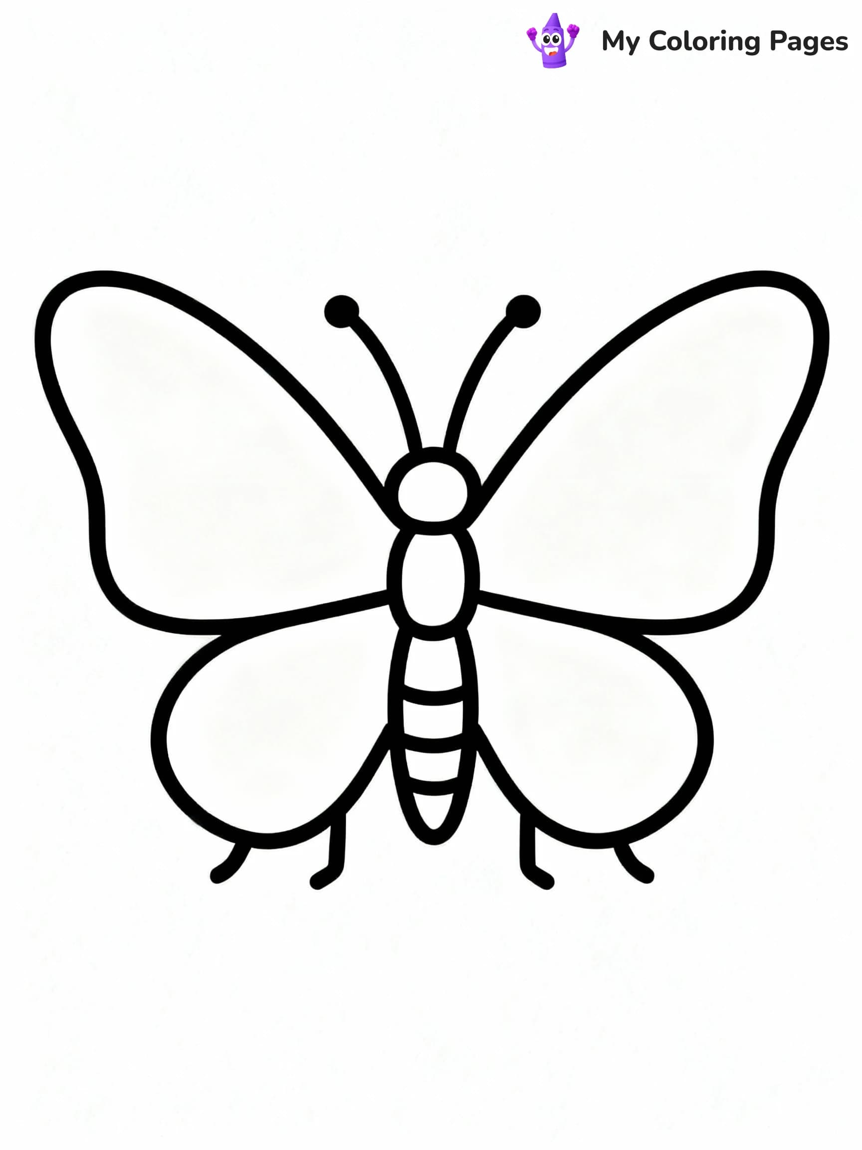Butterfly Coloring Pages - 6