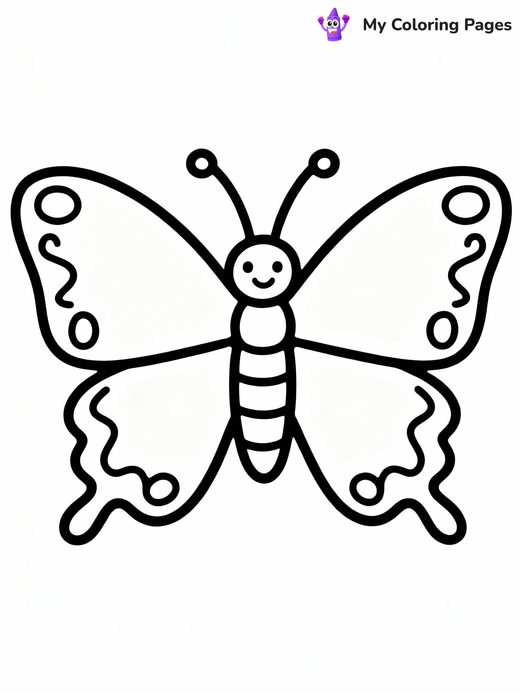 Butterfly Coloring Pages - 4
