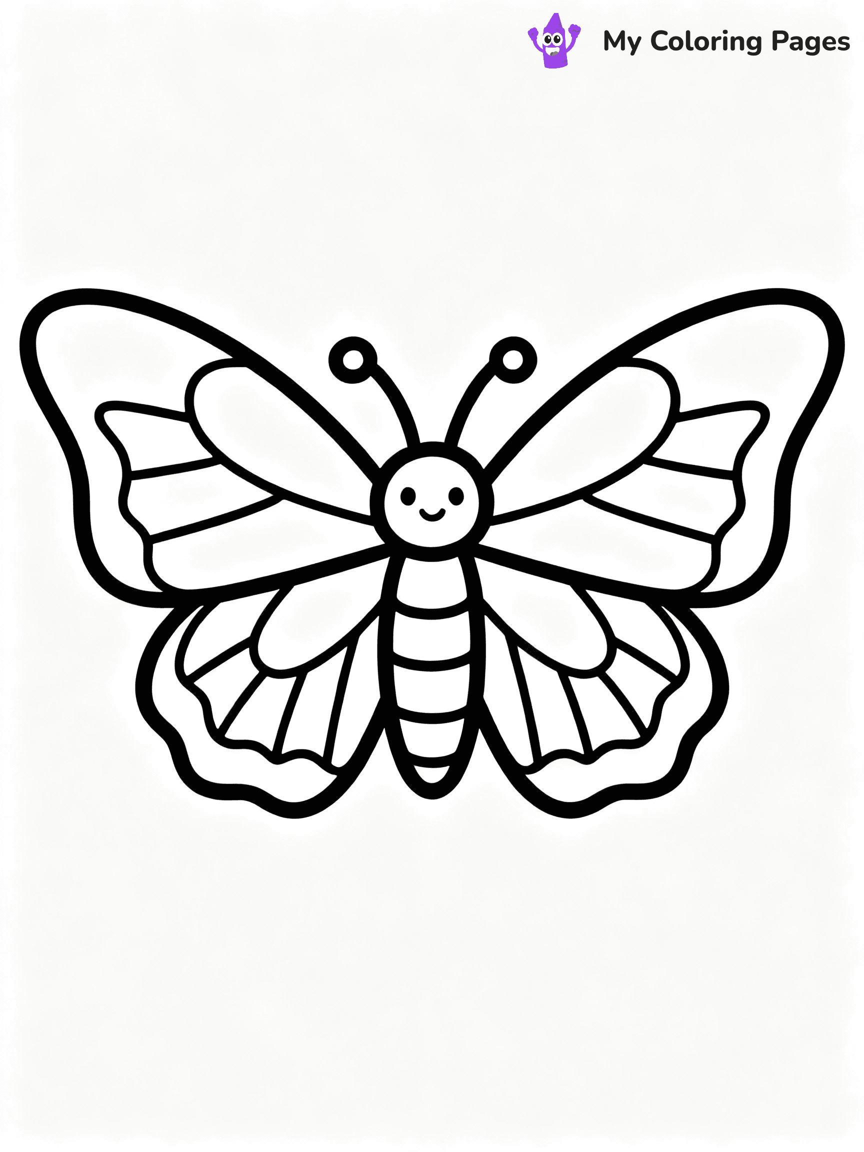 Butterfly Coloring Pages - 3