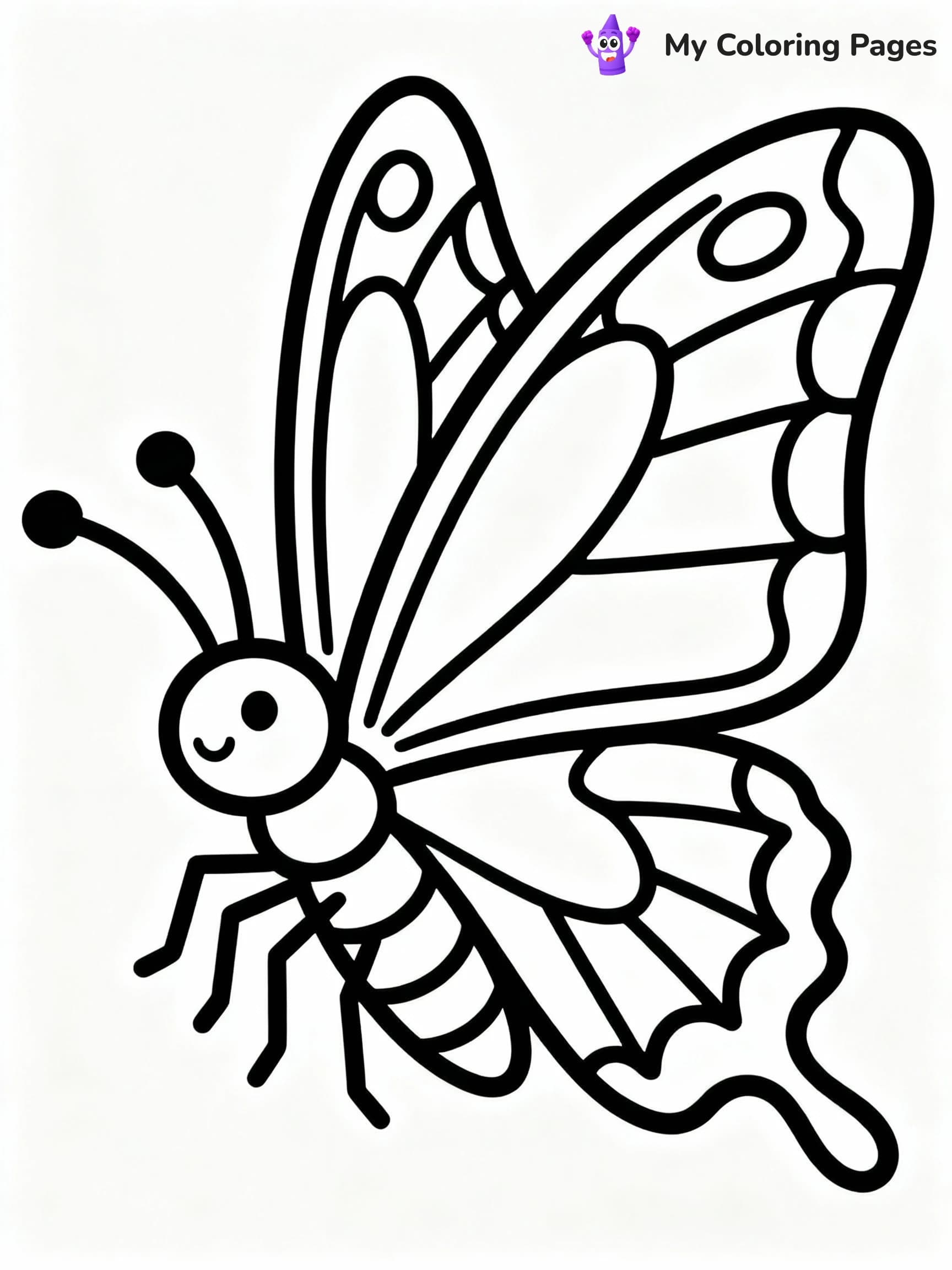 Butterfly Coloring Pages - 2