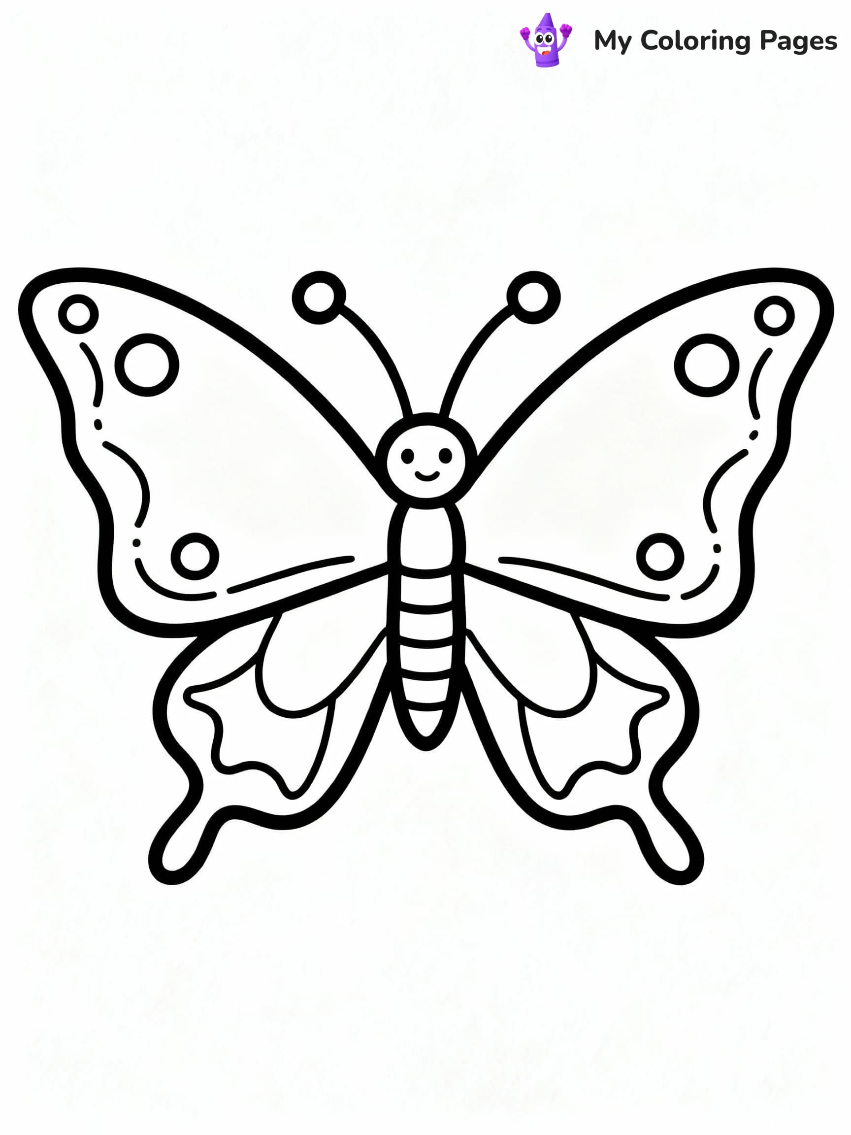 Butterfly Coloring Pages - 1