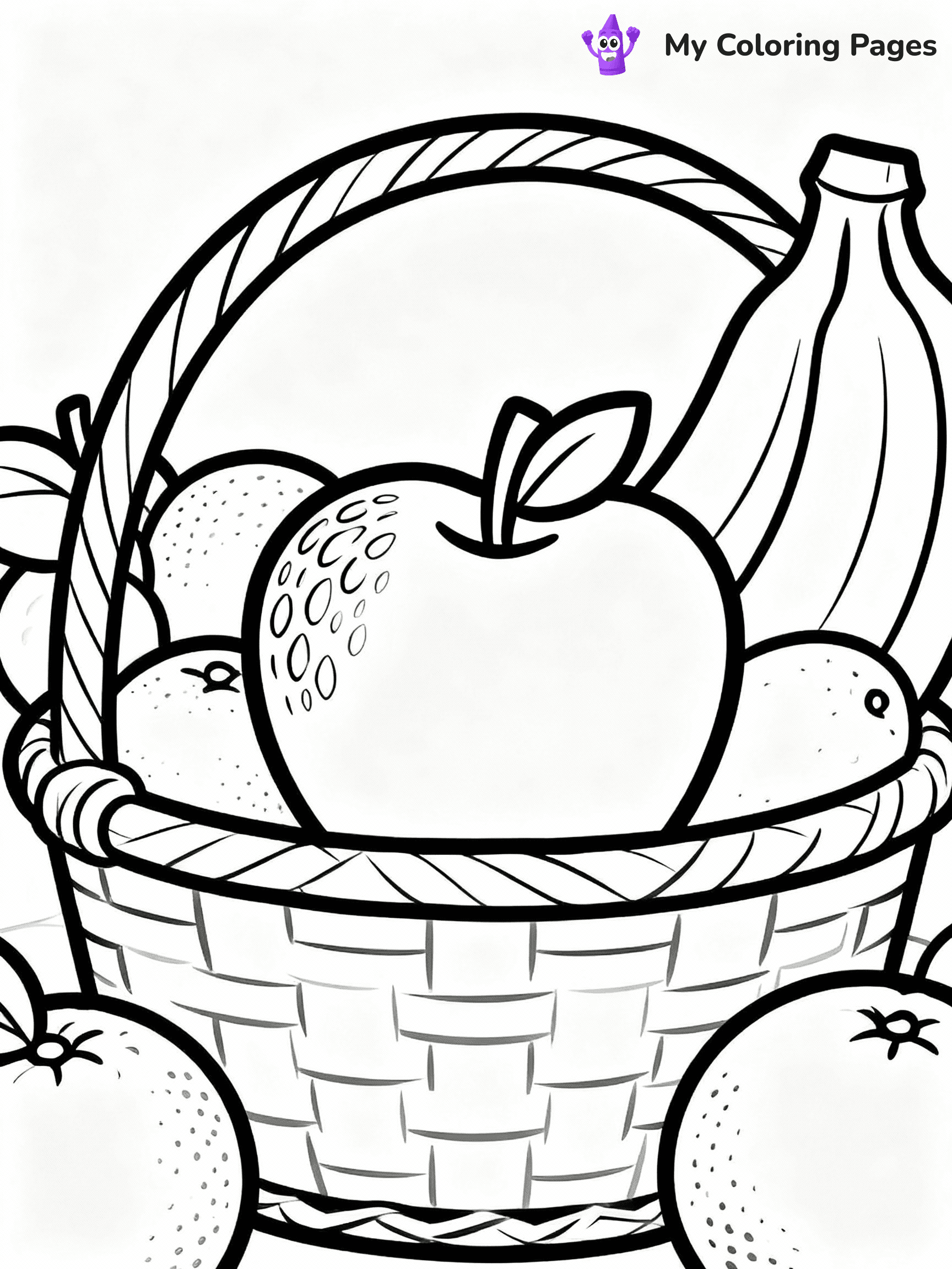 Apple Coloring Pages - 31