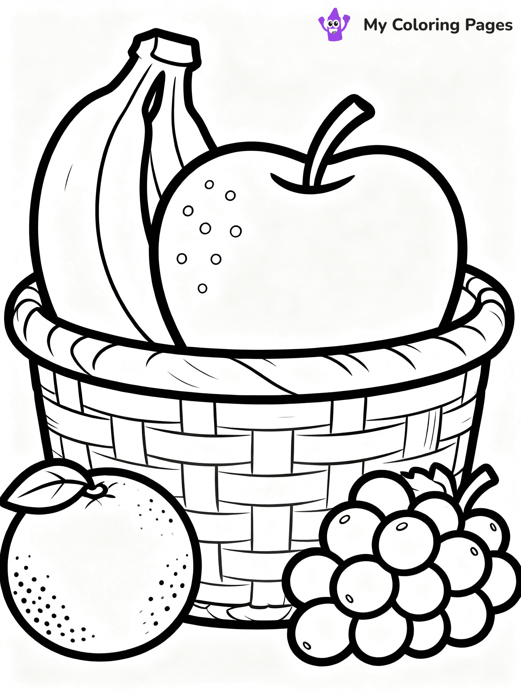 Apple Coloring Pages - 30