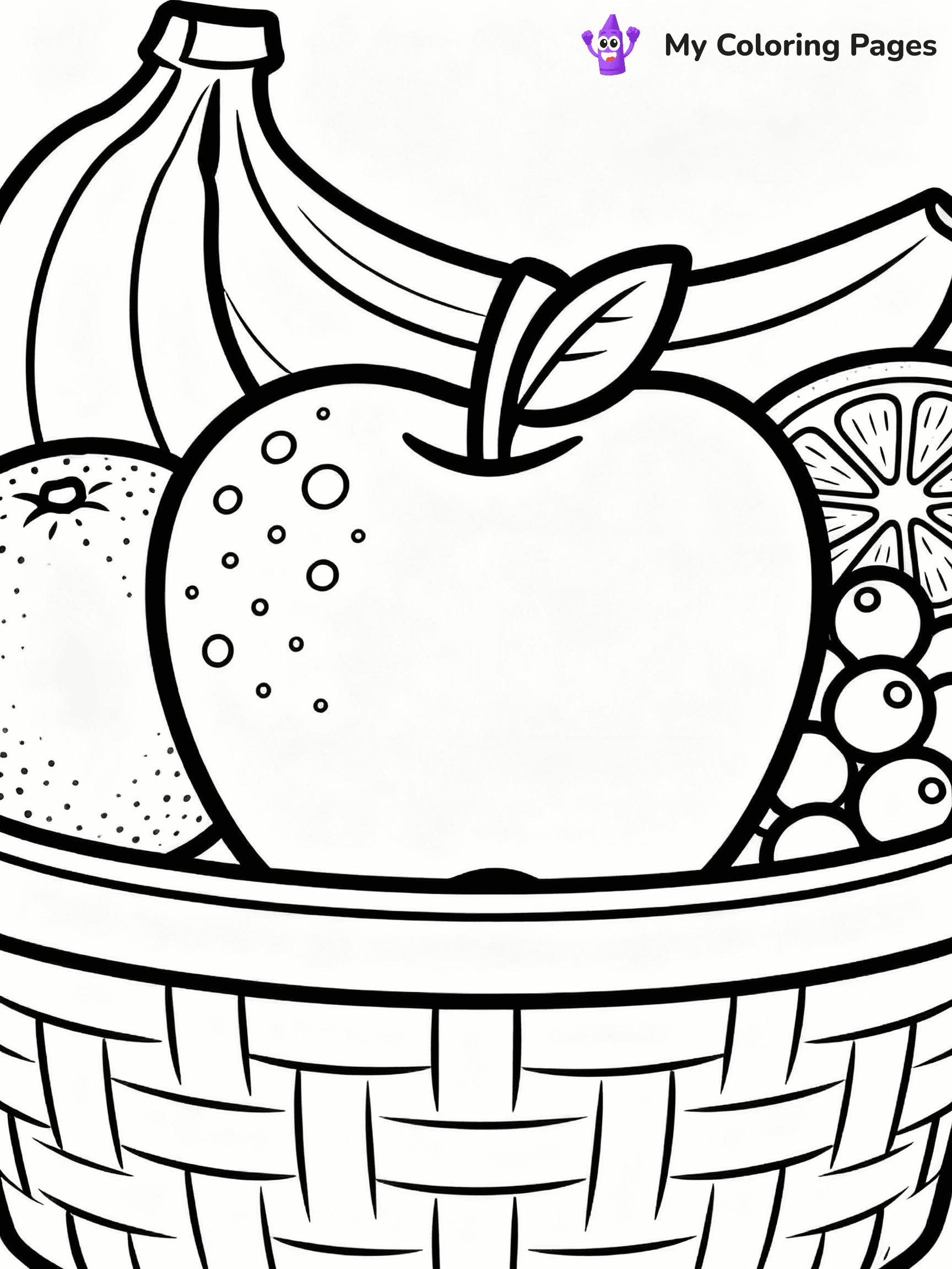 Apple Coloring Pages - 29