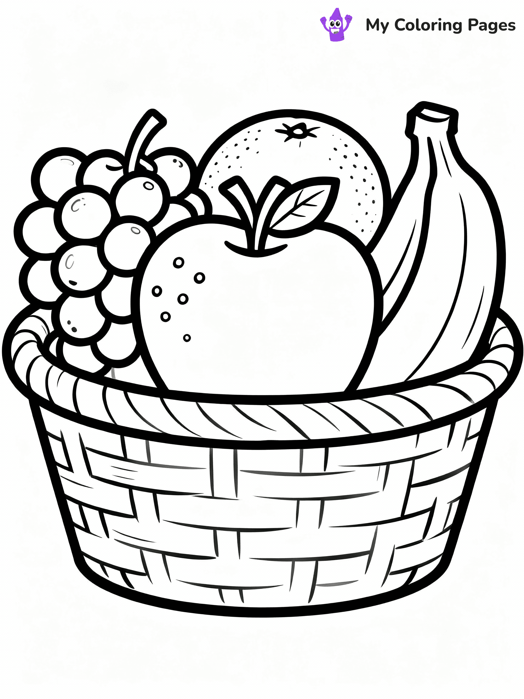 Apple Coloring Pages - 28