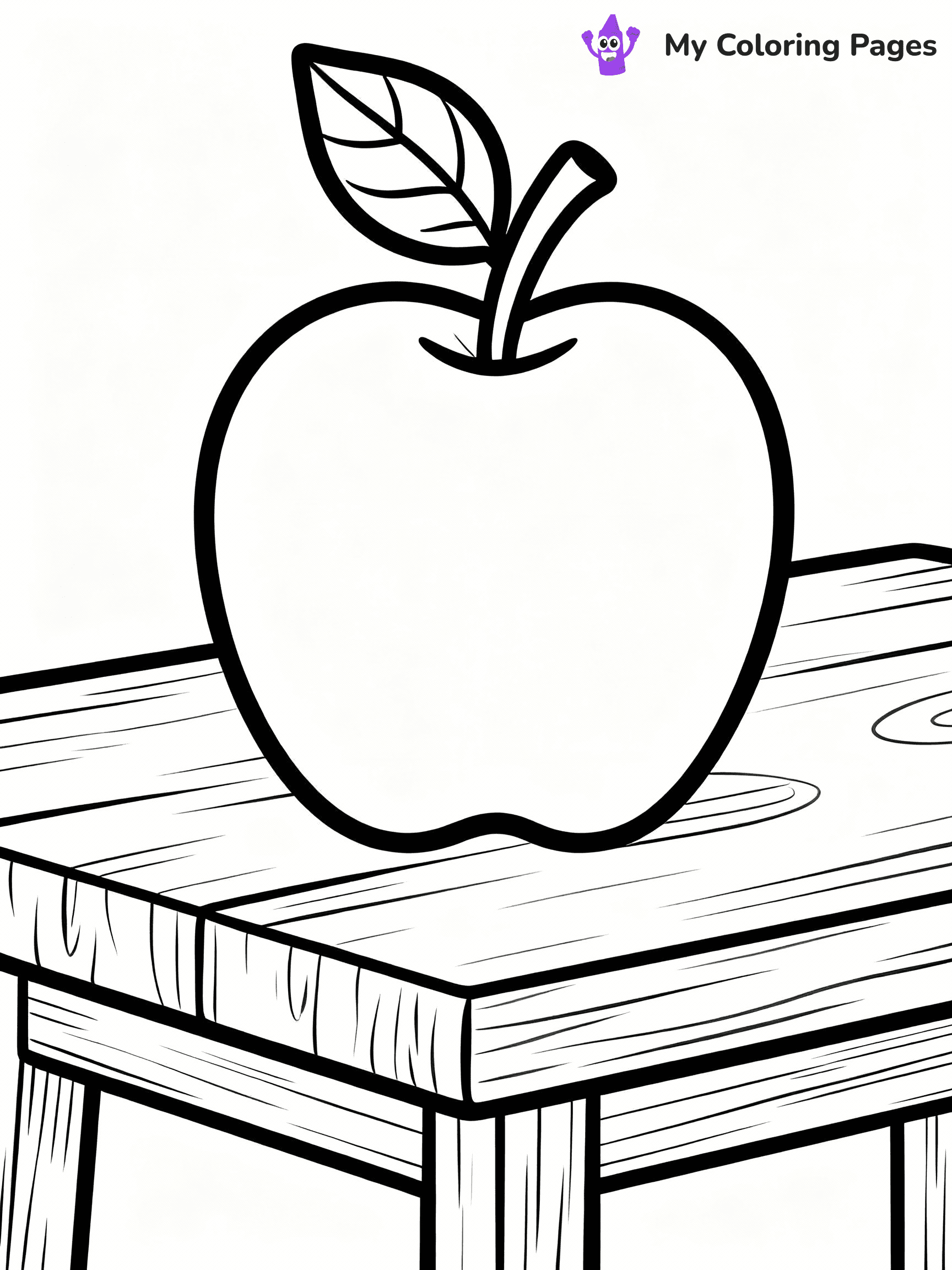 Apple Coloring Pages - 5