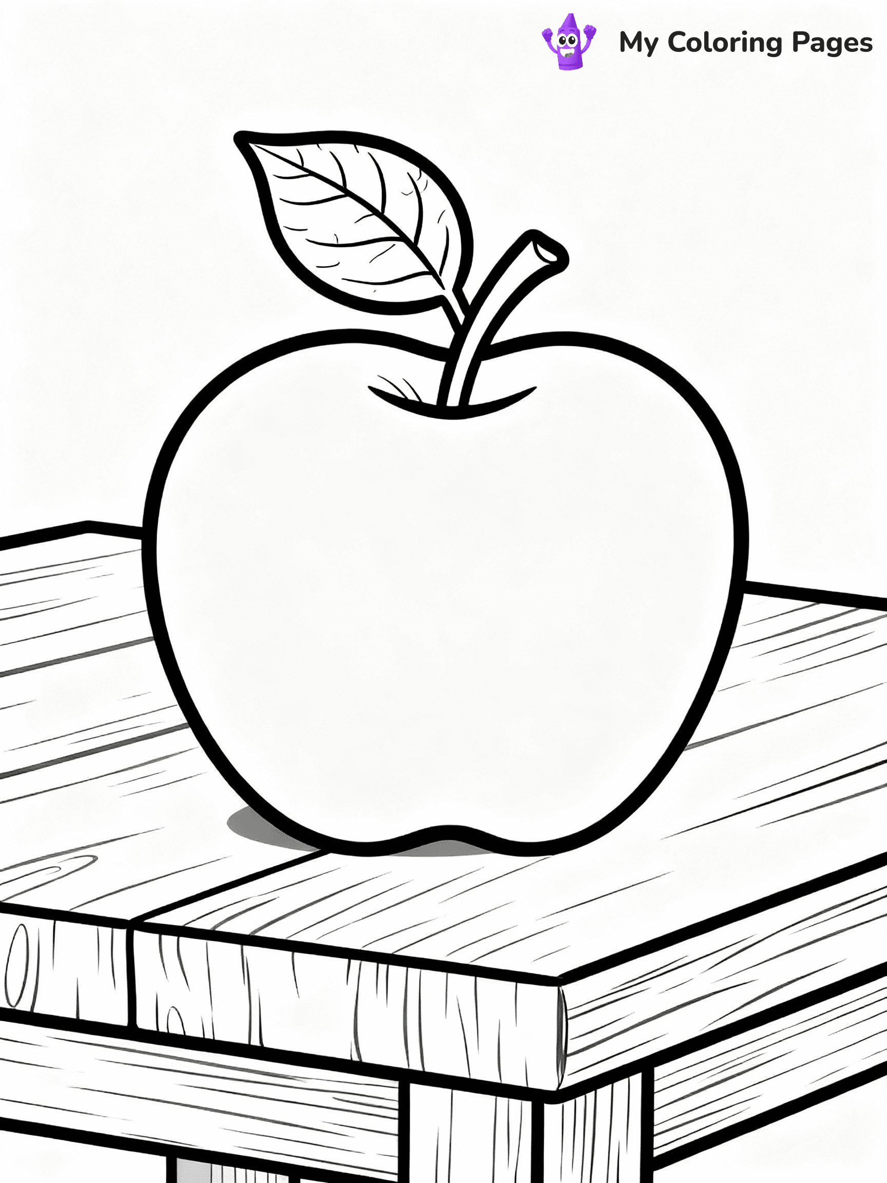 Apple Coloring Pages - 3