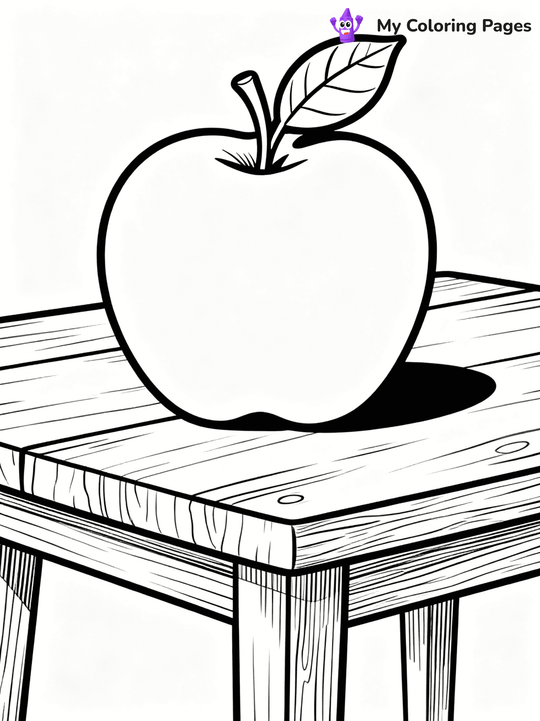 Apple Coloring Pages - 2