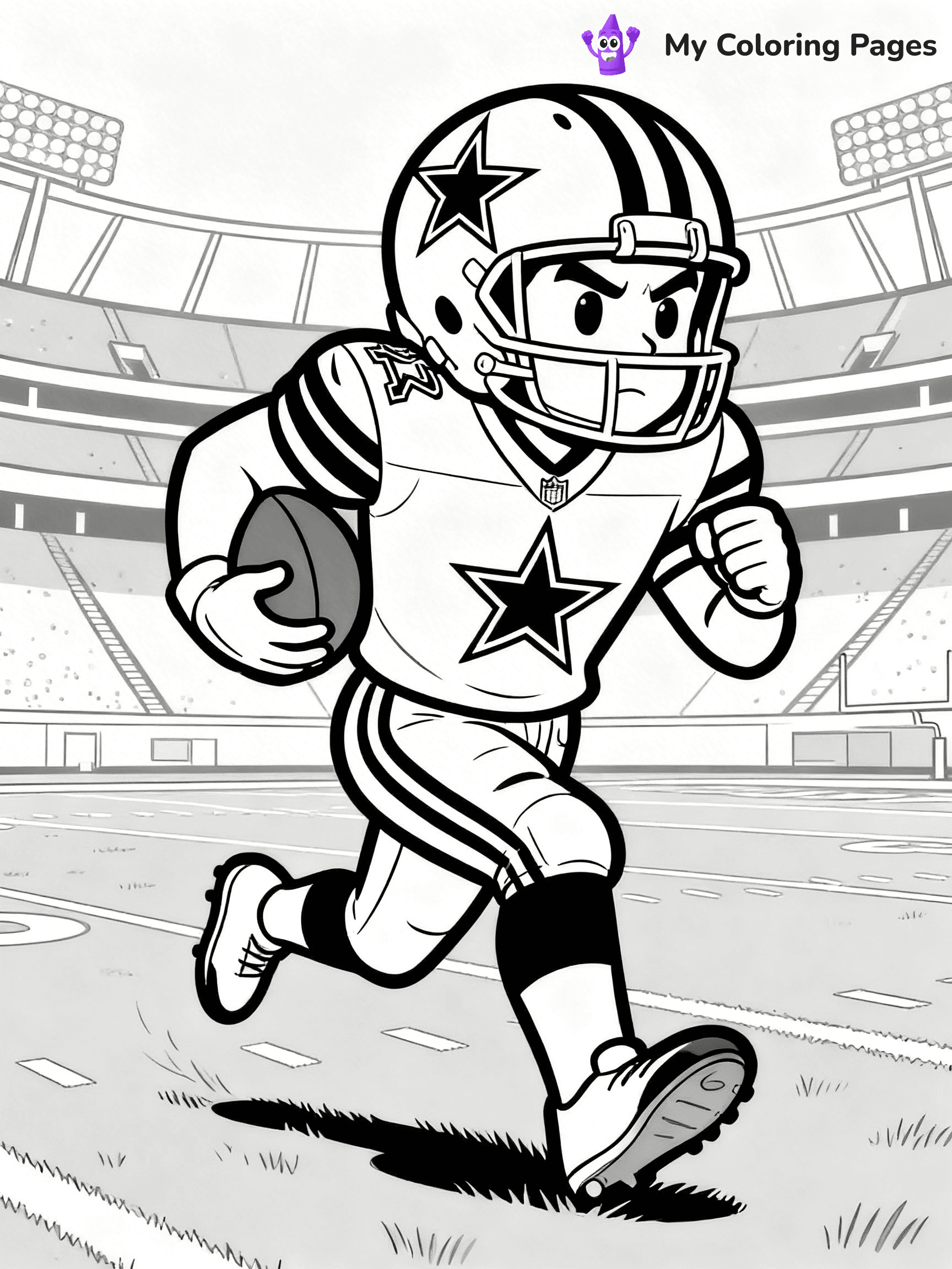 Dallas Cowboys Coloring Pages - 24