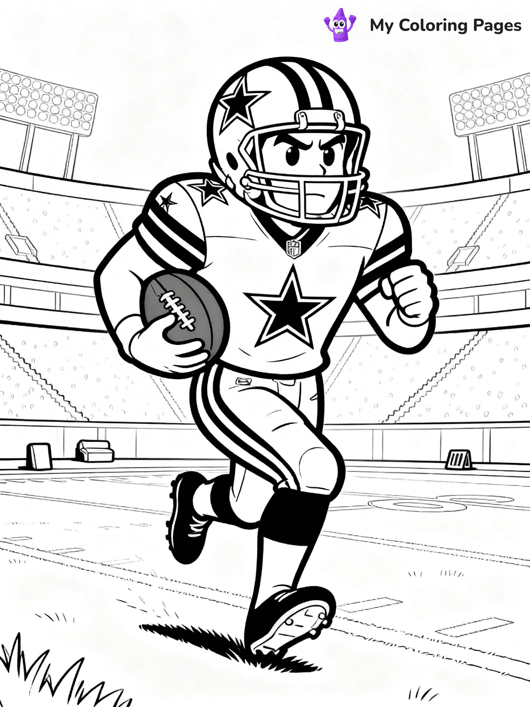 Dallas Cowboys Coloring Pages - 21