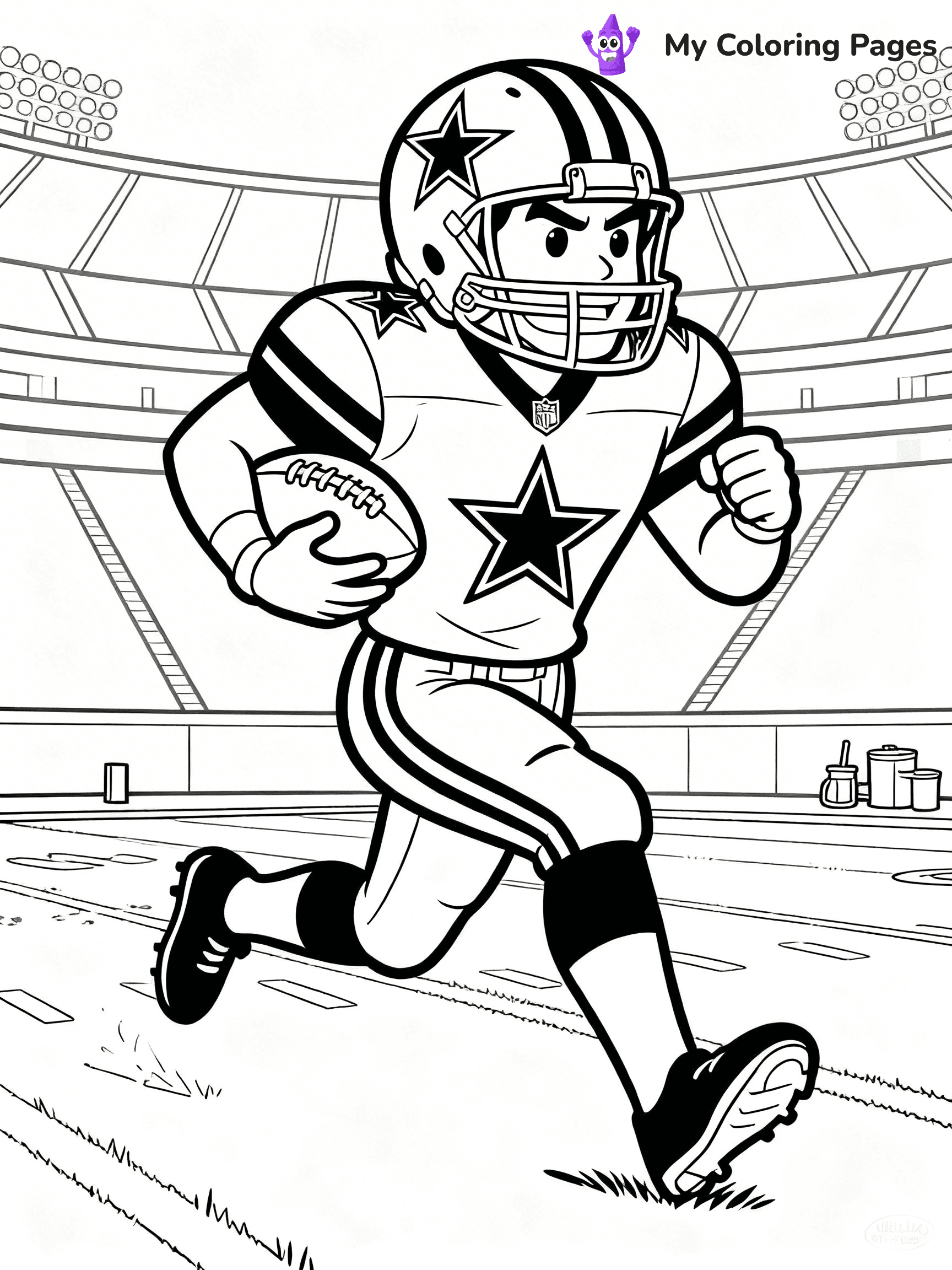 Dallas Cowboys Coloring Pages - 19