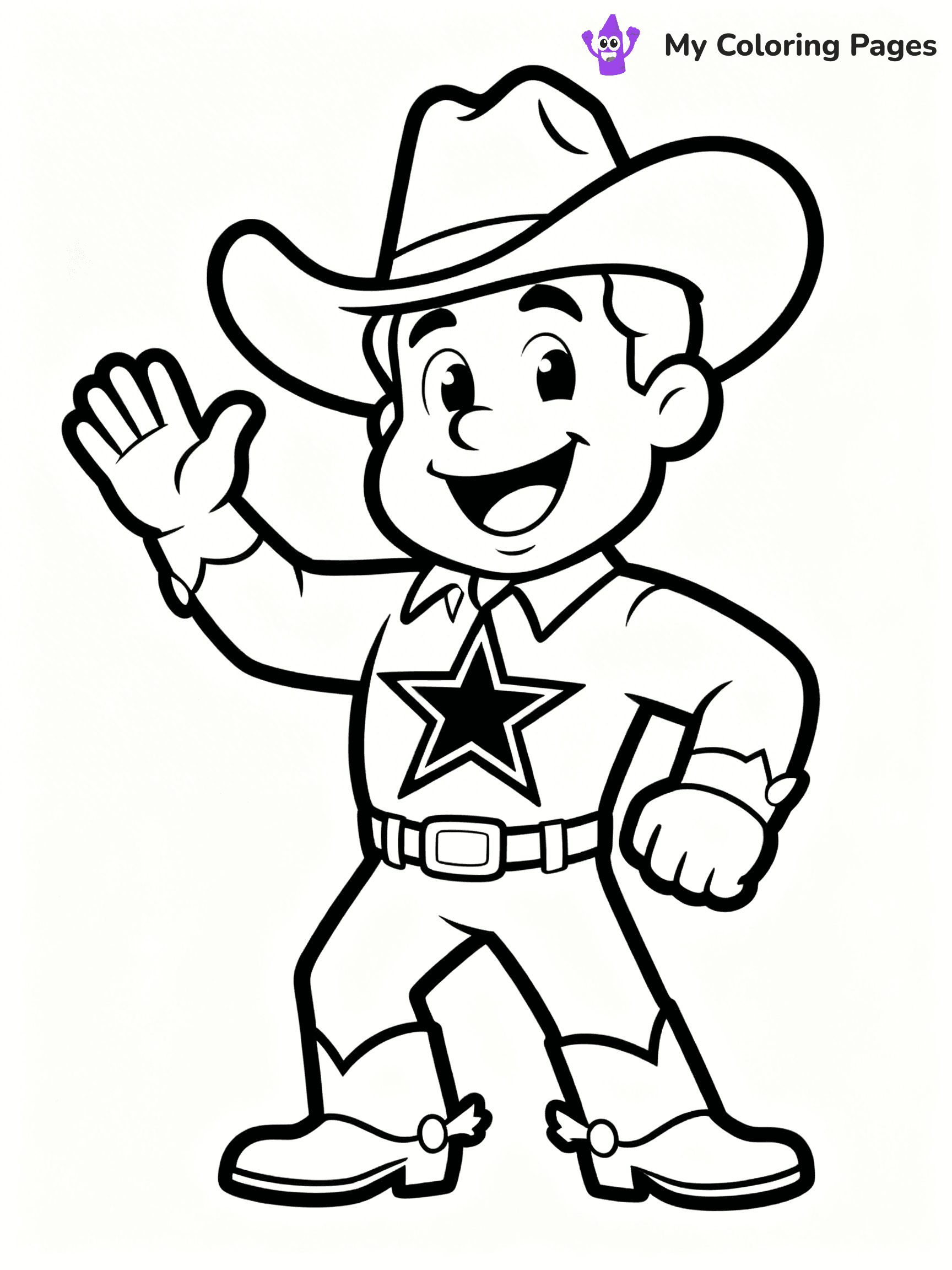 Dallas Cowboys Coloring Pages - 18