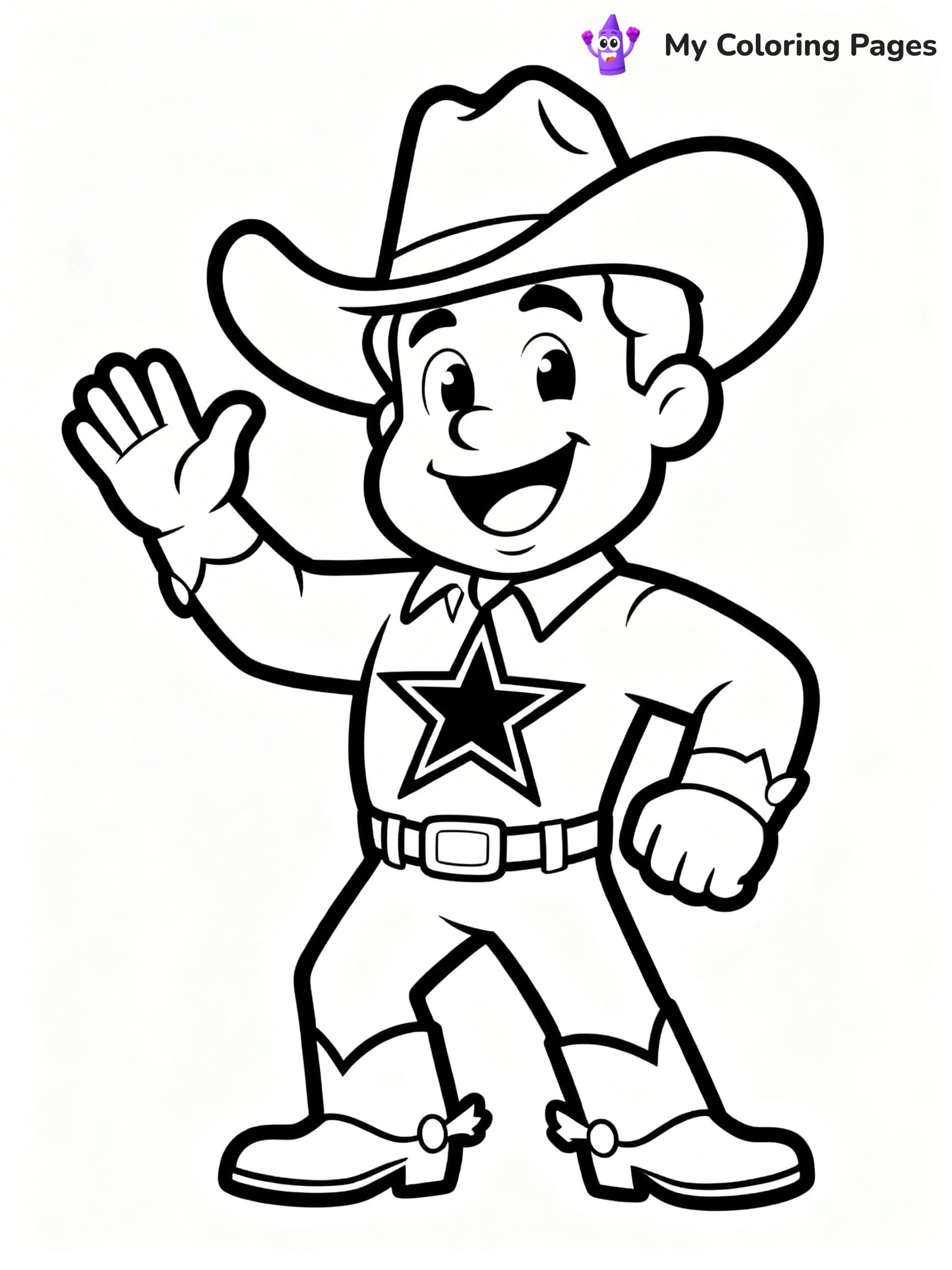 Dallas Cowboys Coloring Pages - 18