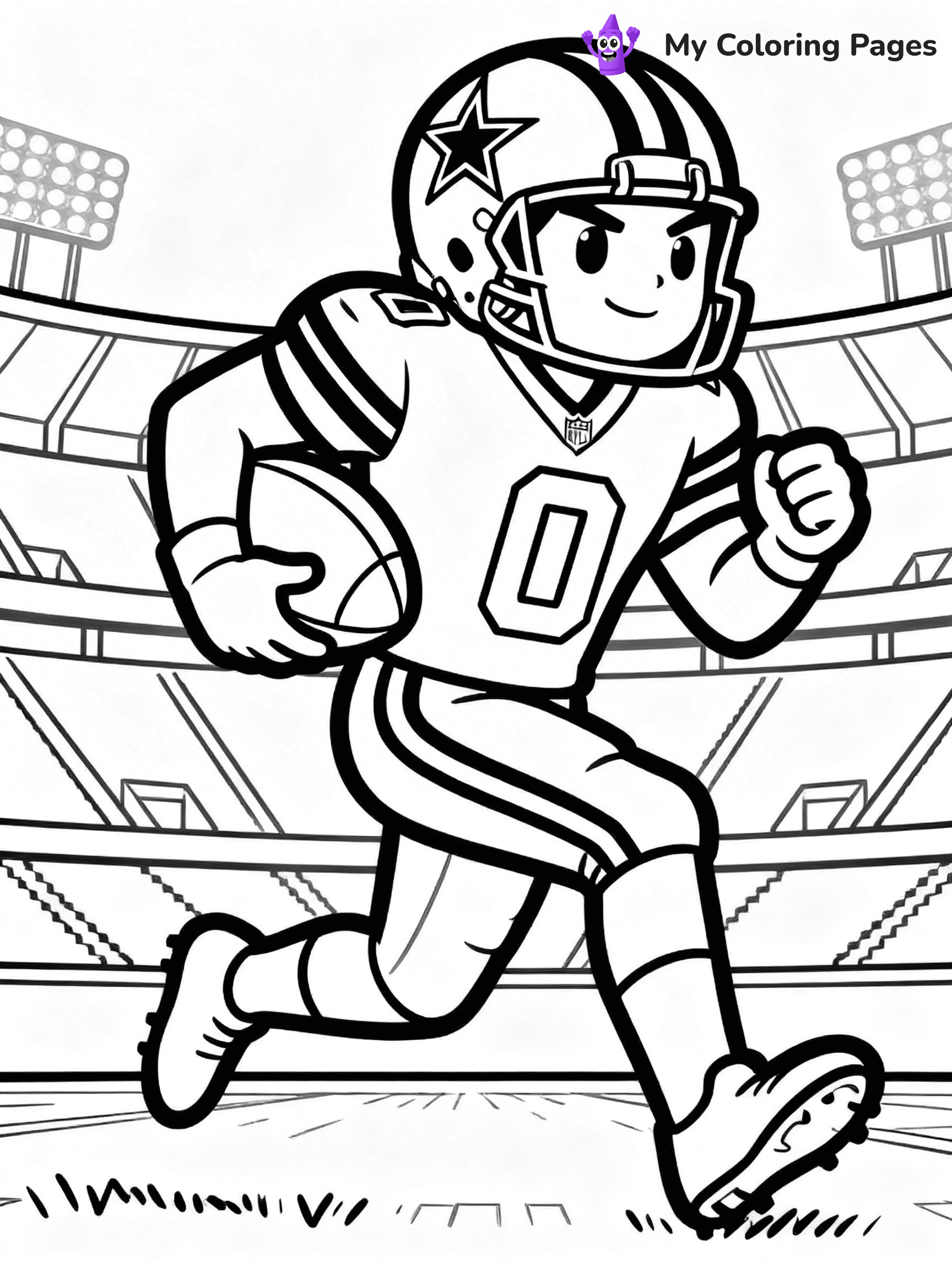 Dallas Cowboys Coloring Pages - 17