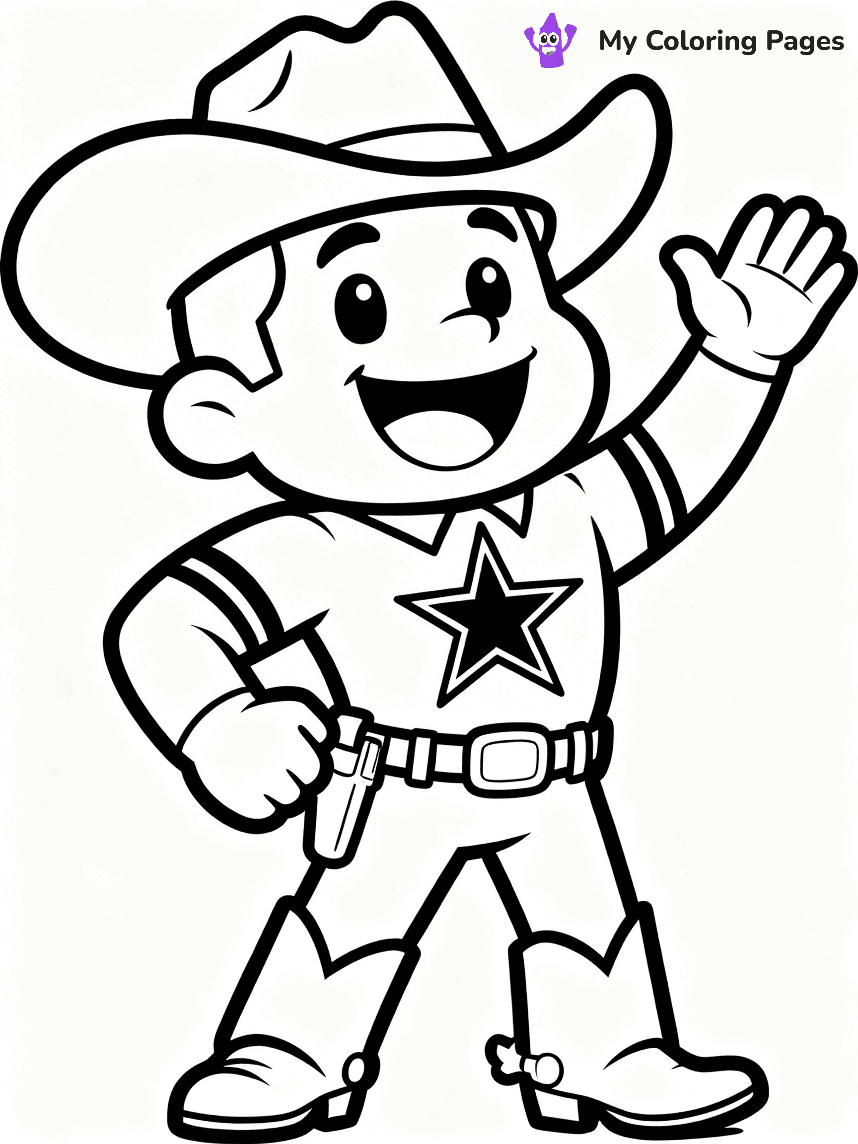 Dallas Cowboys Coloring Pages - 16
