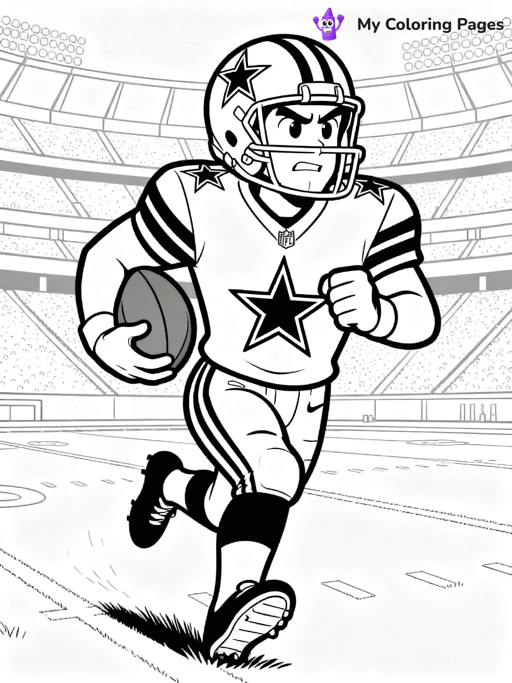 Dallas Cowboys Coloring Pages - 15