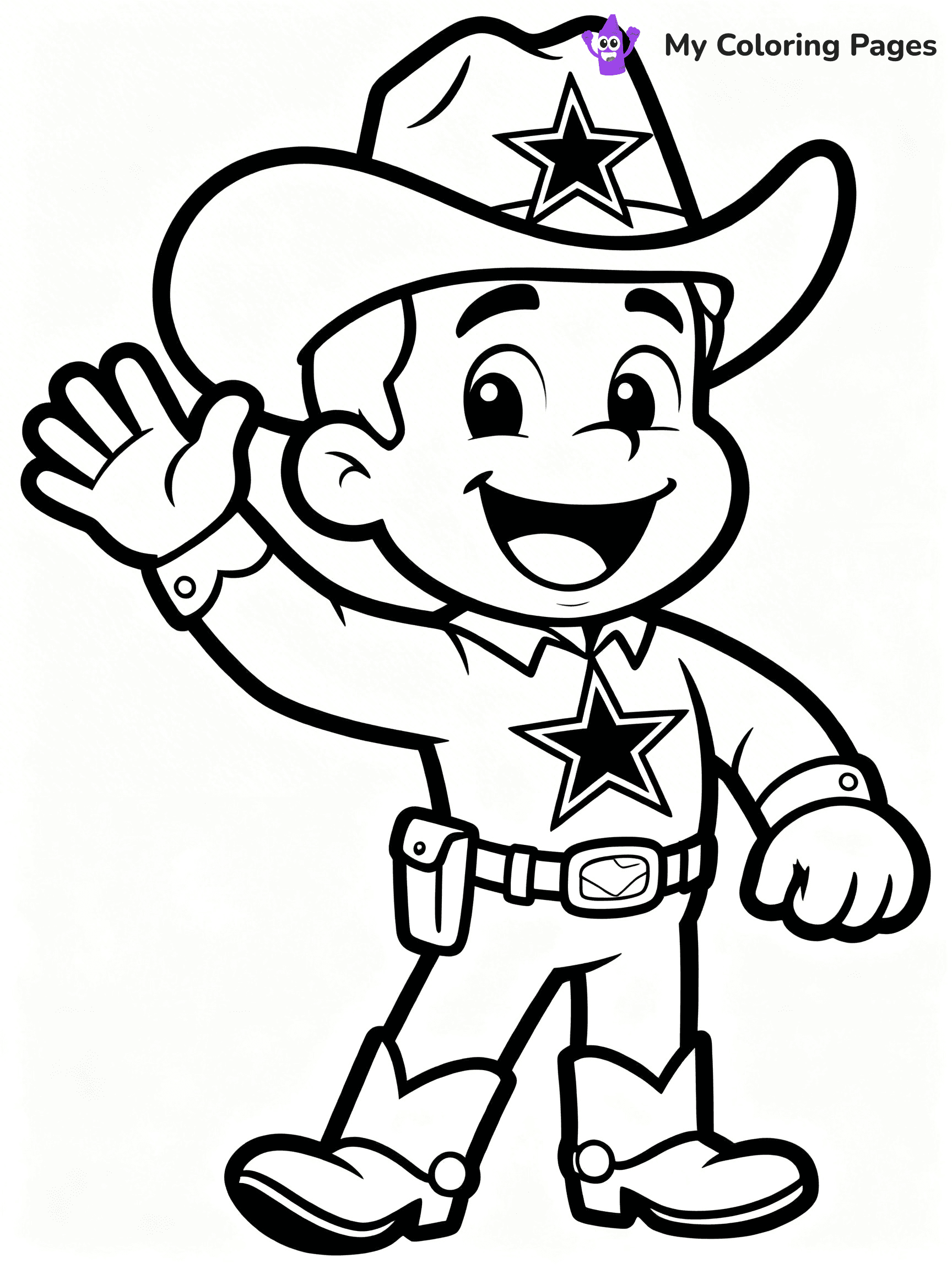 Dallas Cowboys Coloring Pages - 14