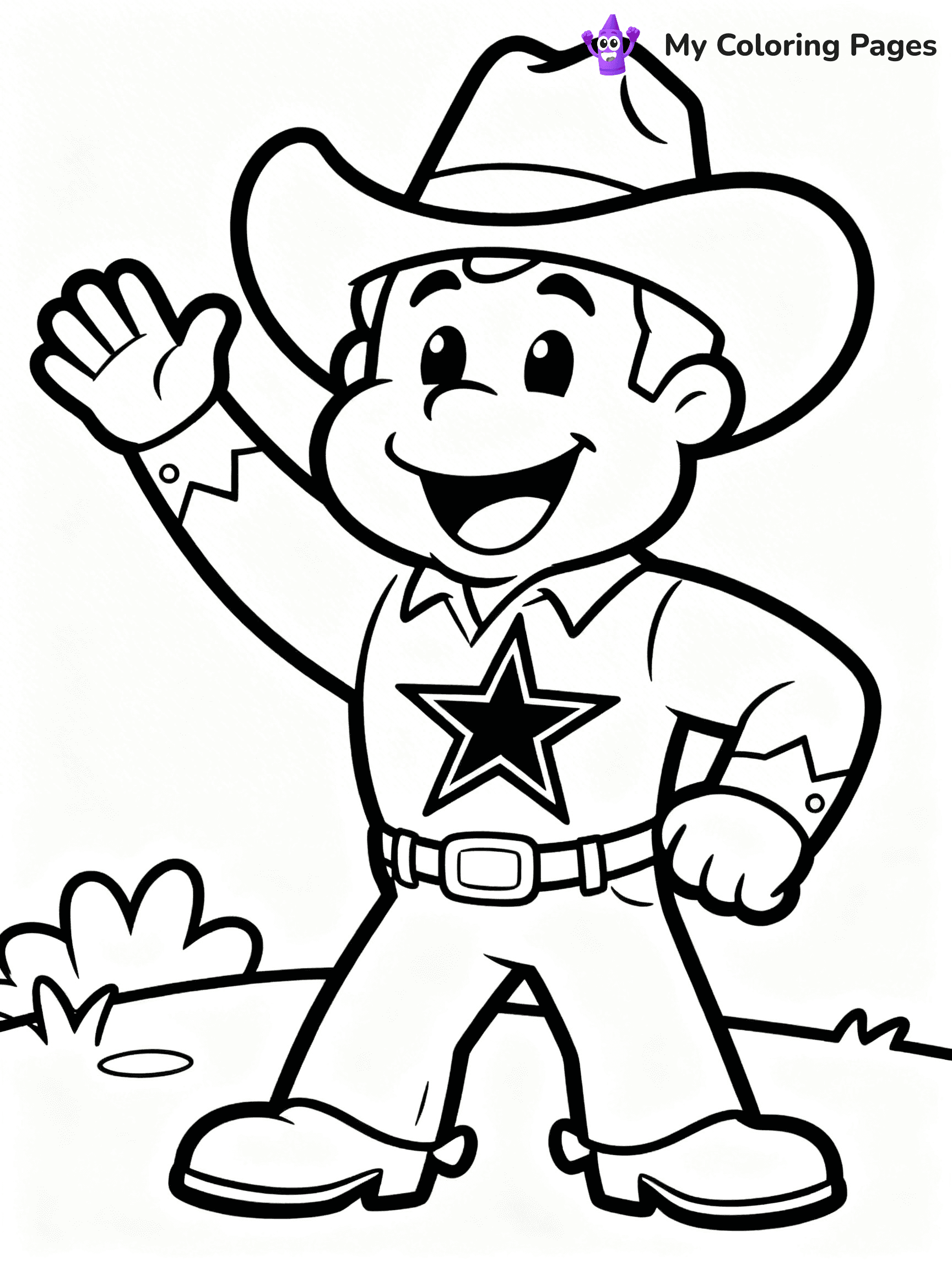 Dallas Cowboys Coloring Pages - 13