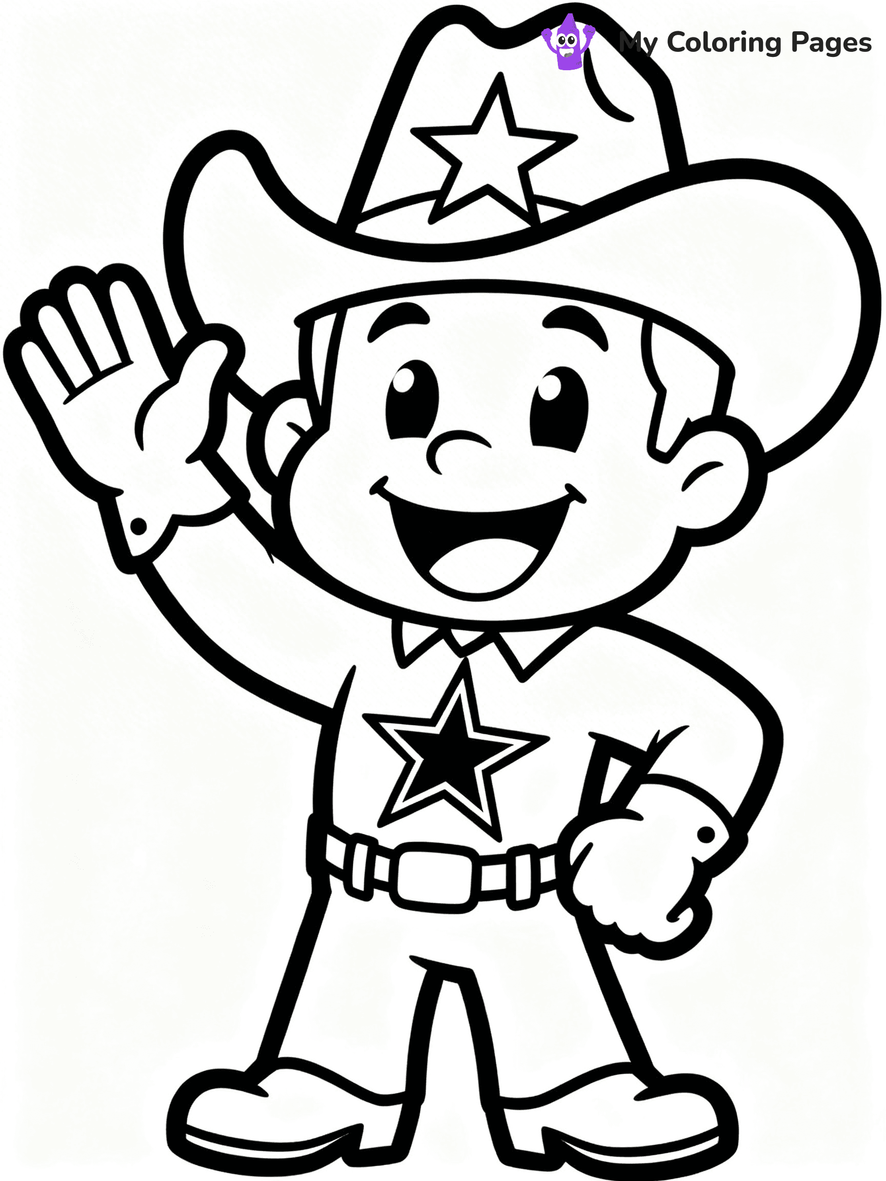 Dallas Cowboys Coloring Pages - 12