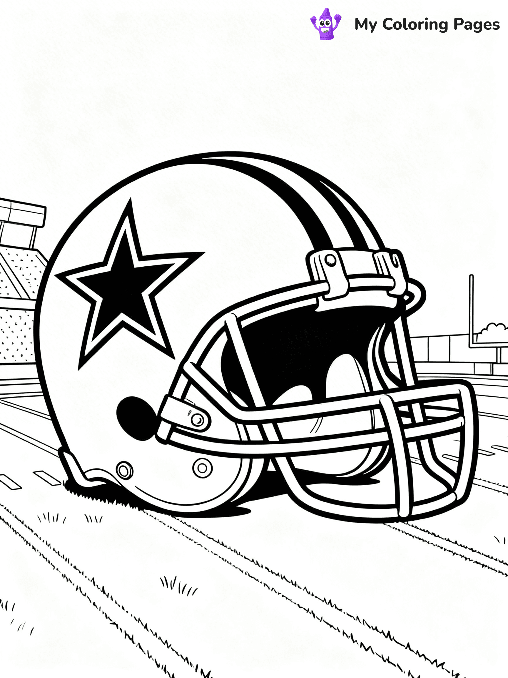 Dallas Cowboys Coloring Pages - 11