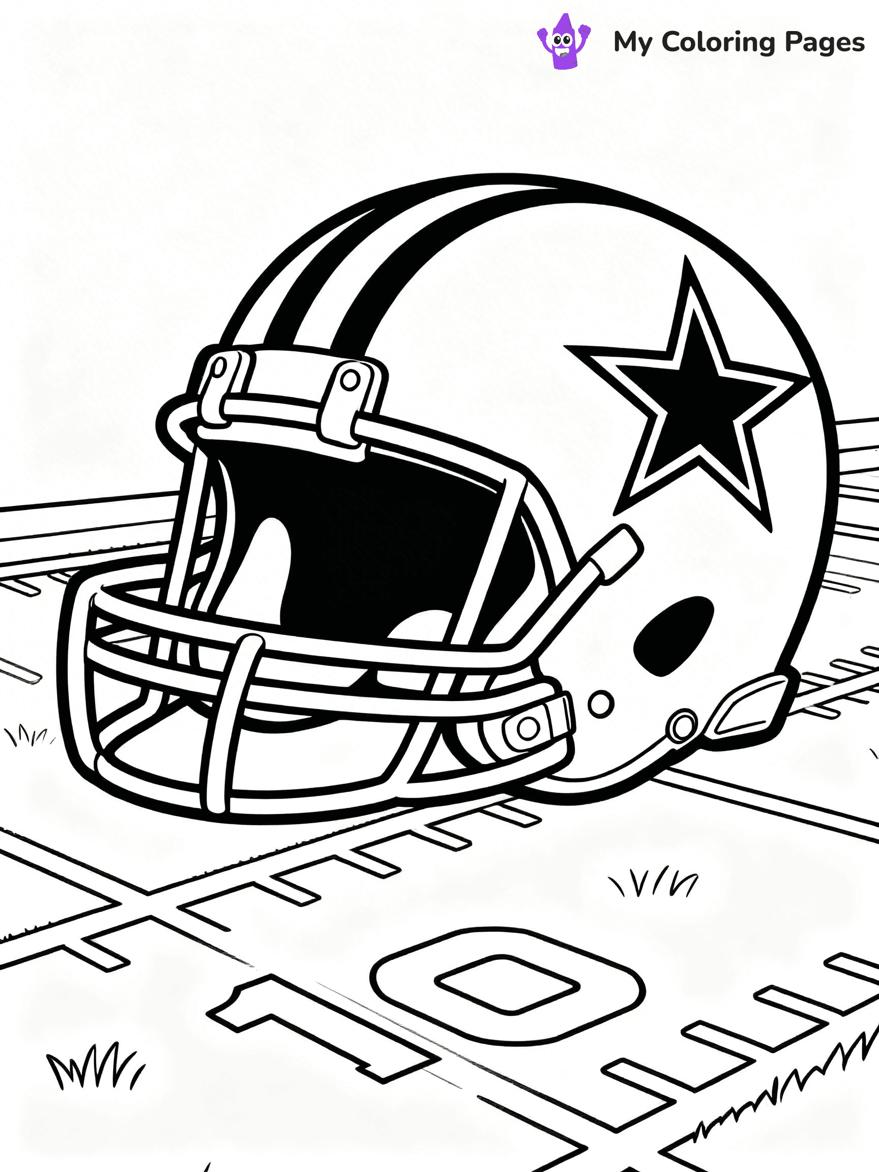 Dallas Cowboys Coloring Pages - 8