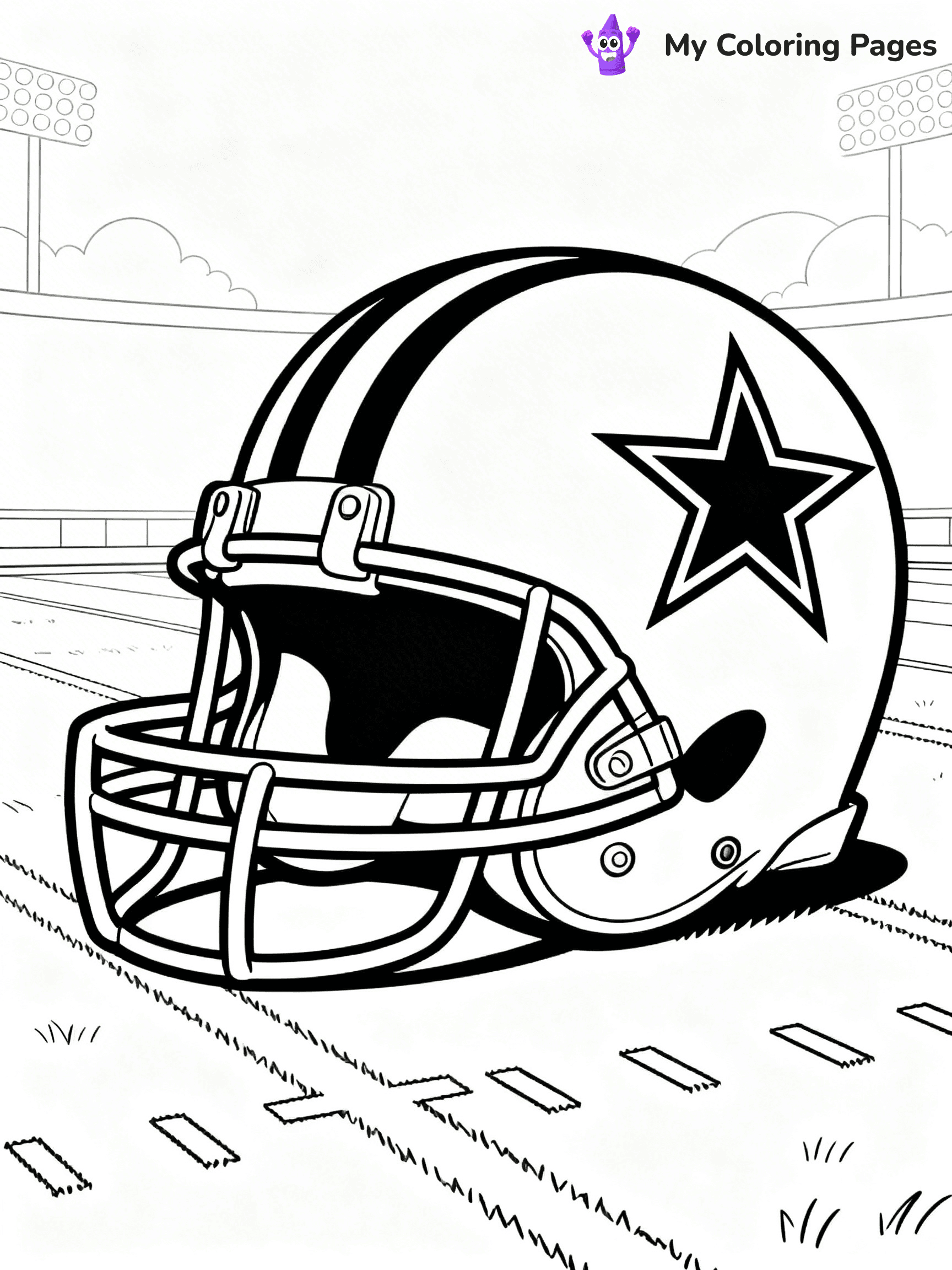 Dallas Cowboys Coloring Pages - 7