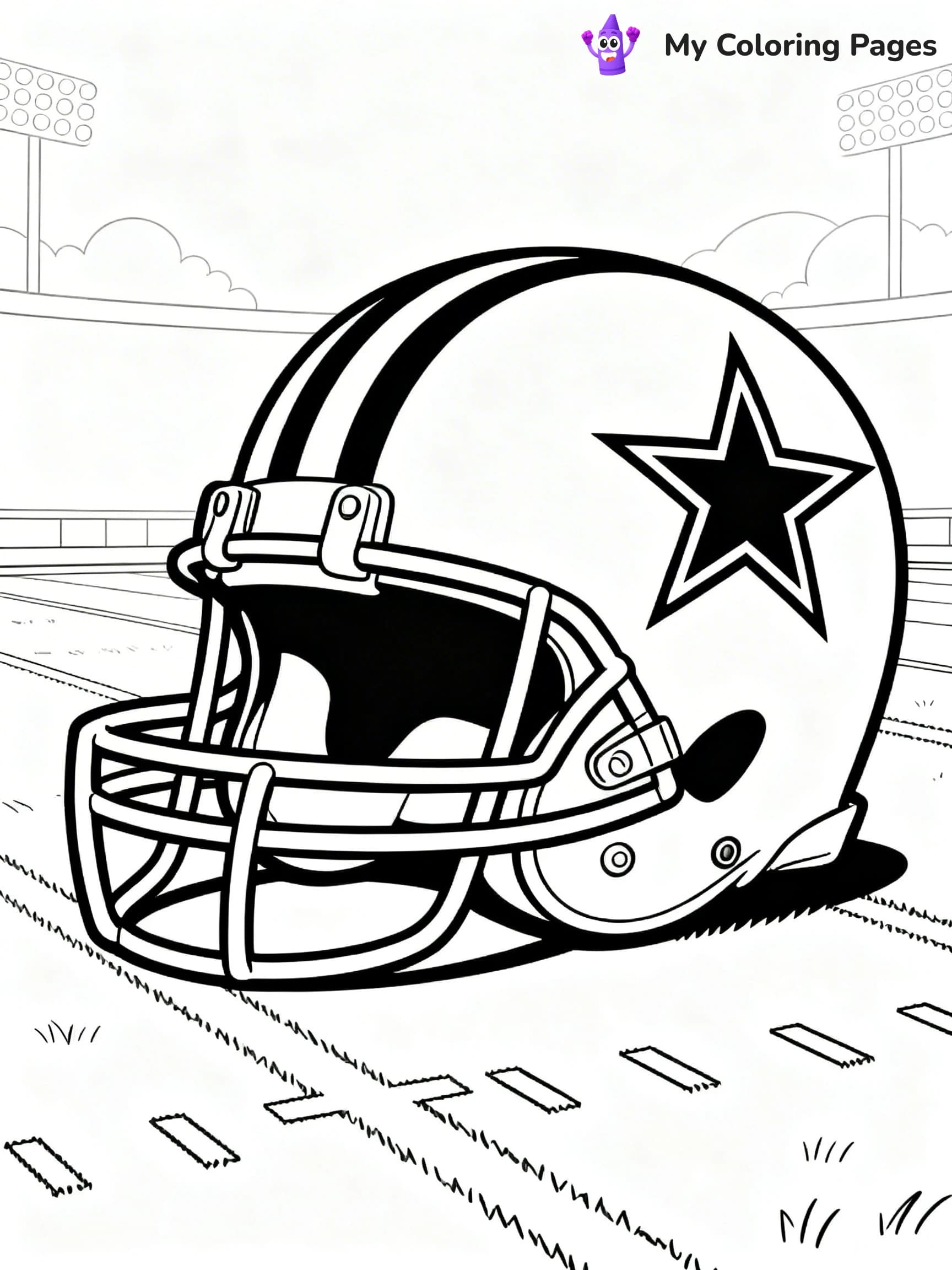 Dallas Cowboys Coloring Pages - 7