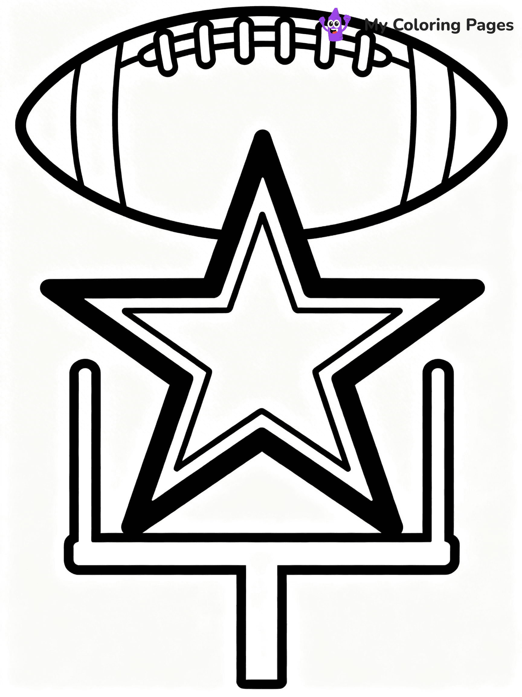 Dallas Cowboys Coloring Pages - 3