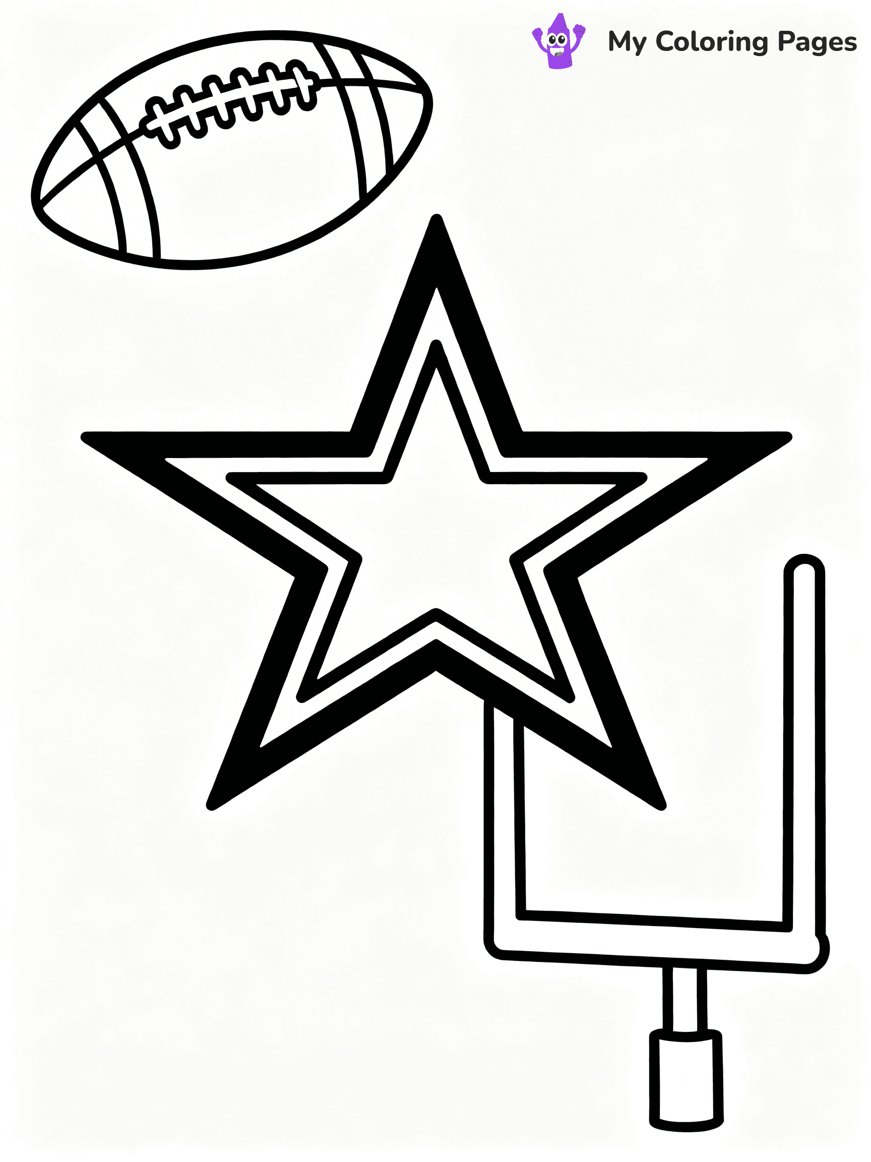 Dallas Cowboys Coloring Pages - 2