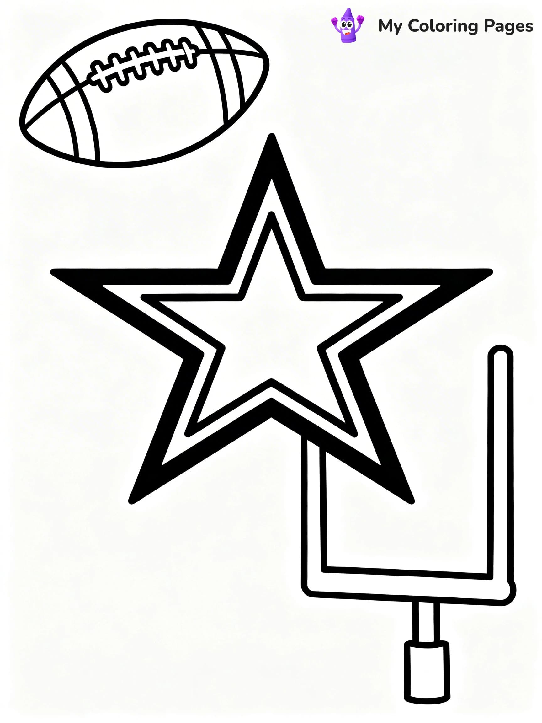 Dallas Cowboys Coloring Pages - 2