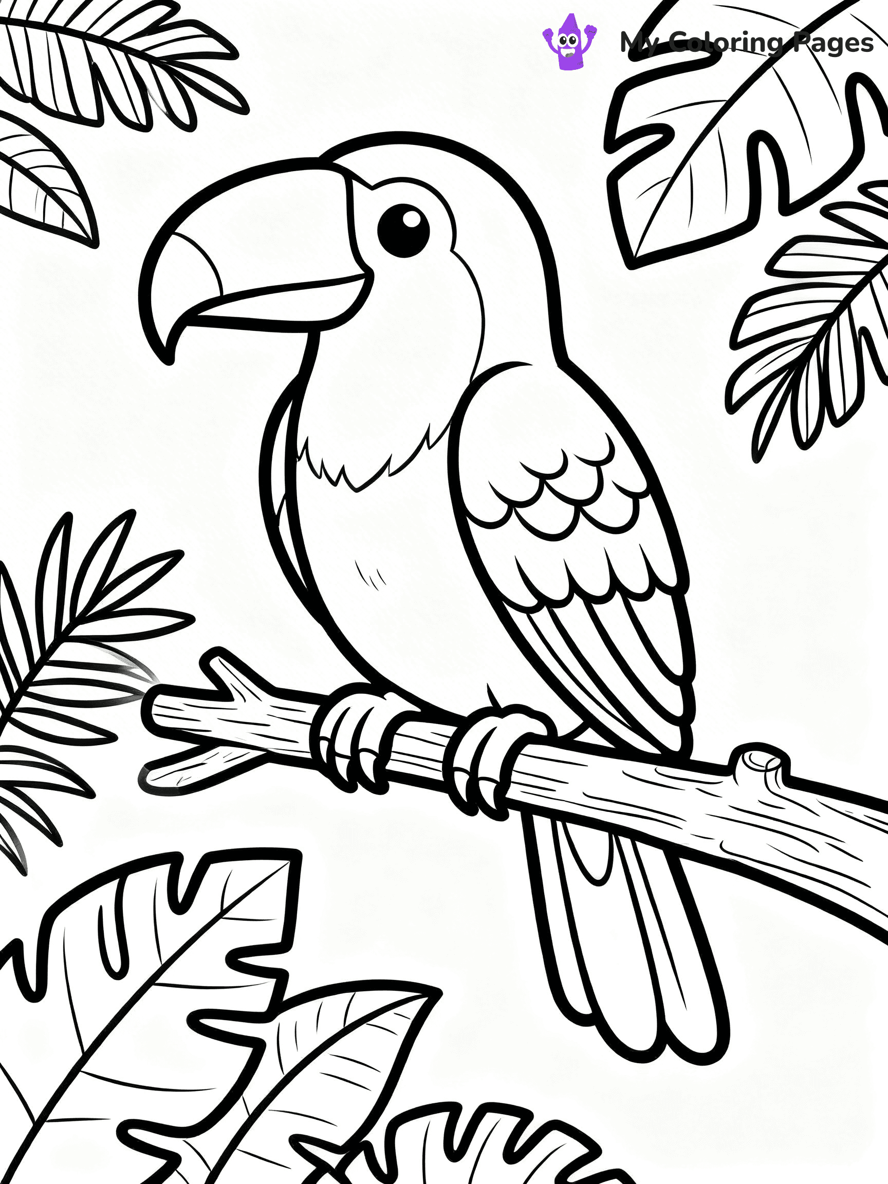 Rainforest Coloring Pages - 85
