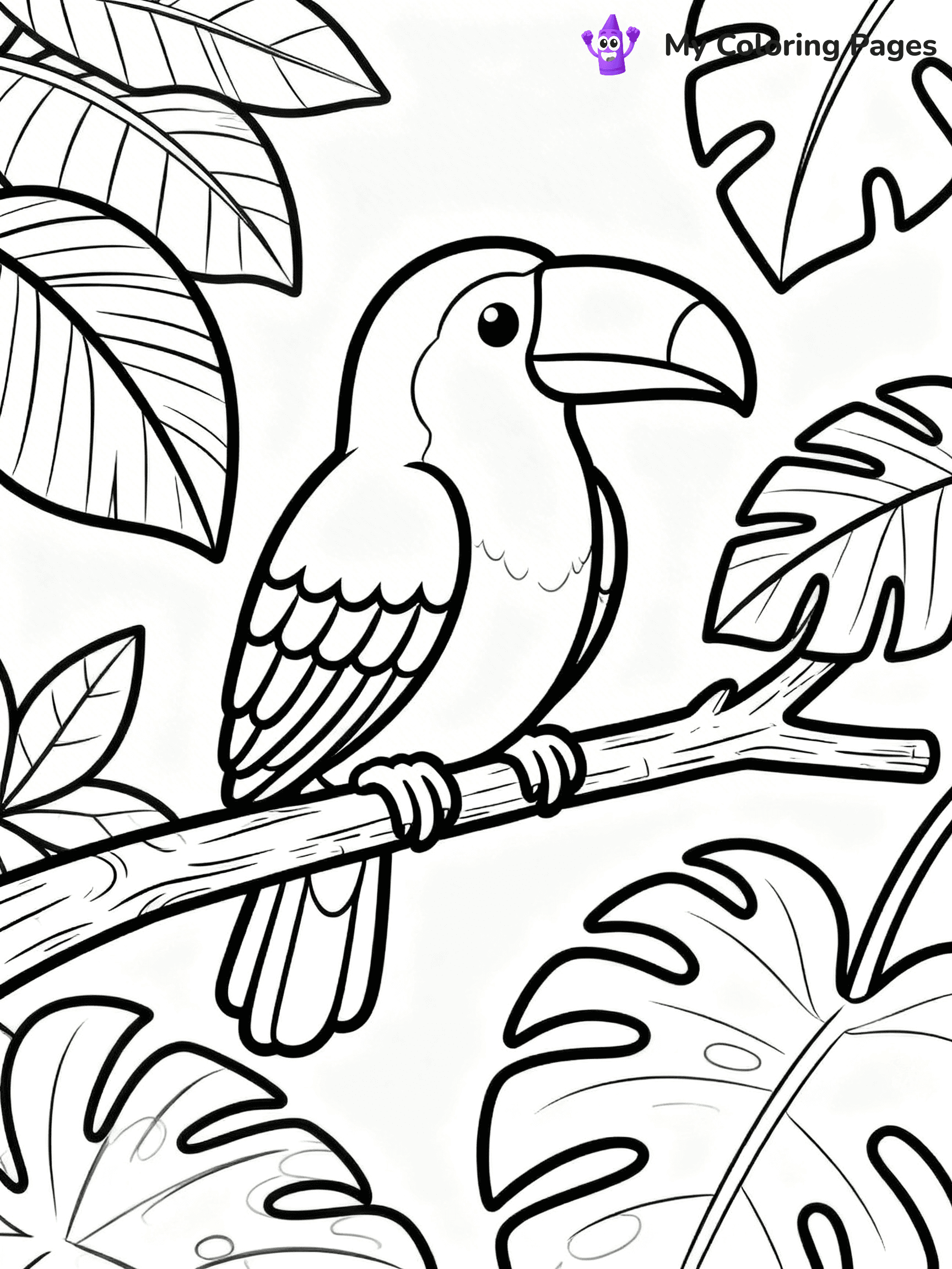 Rainforest Coloring Pages - 84