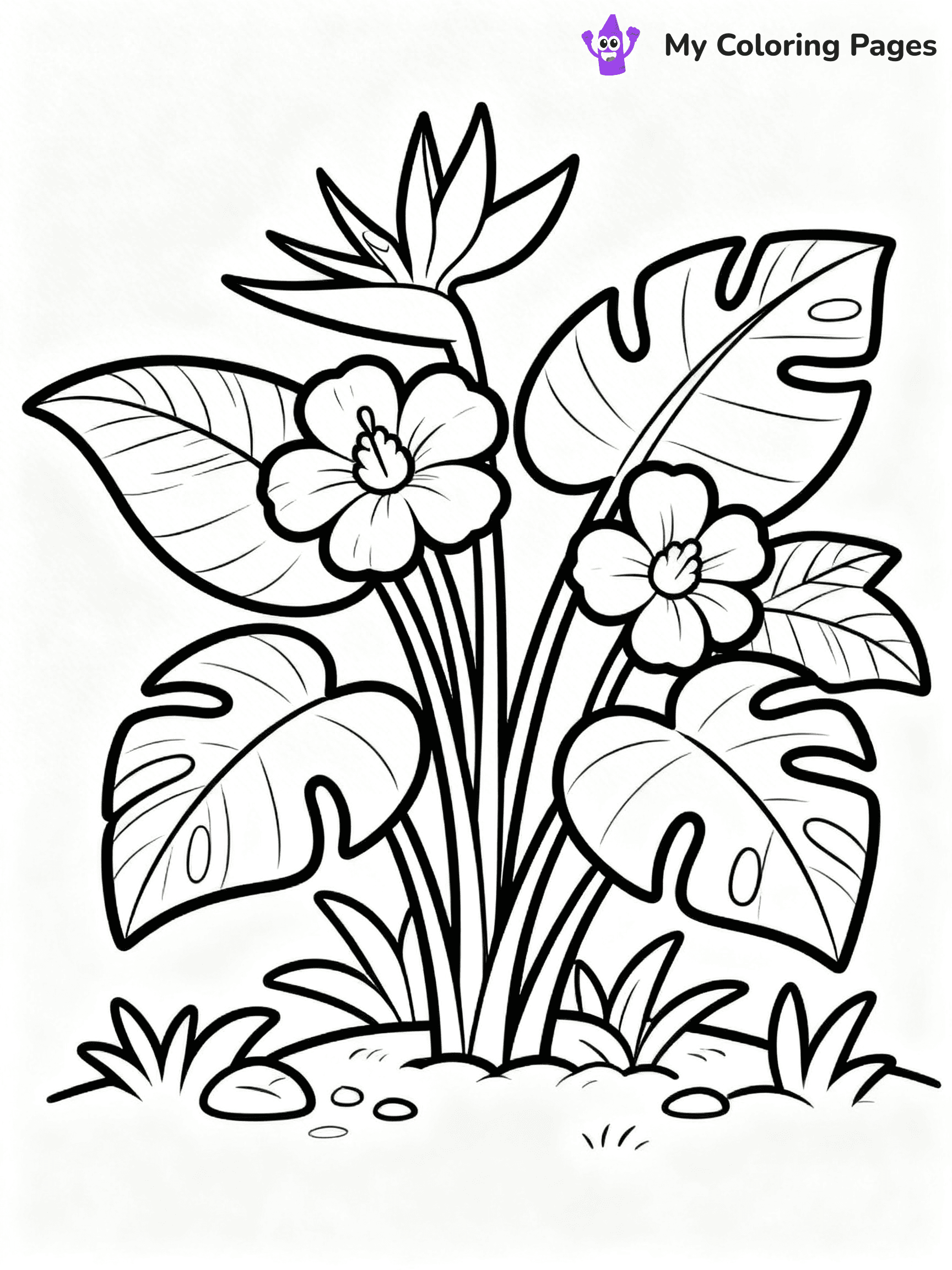 Rainforest Coloring Pages - 60