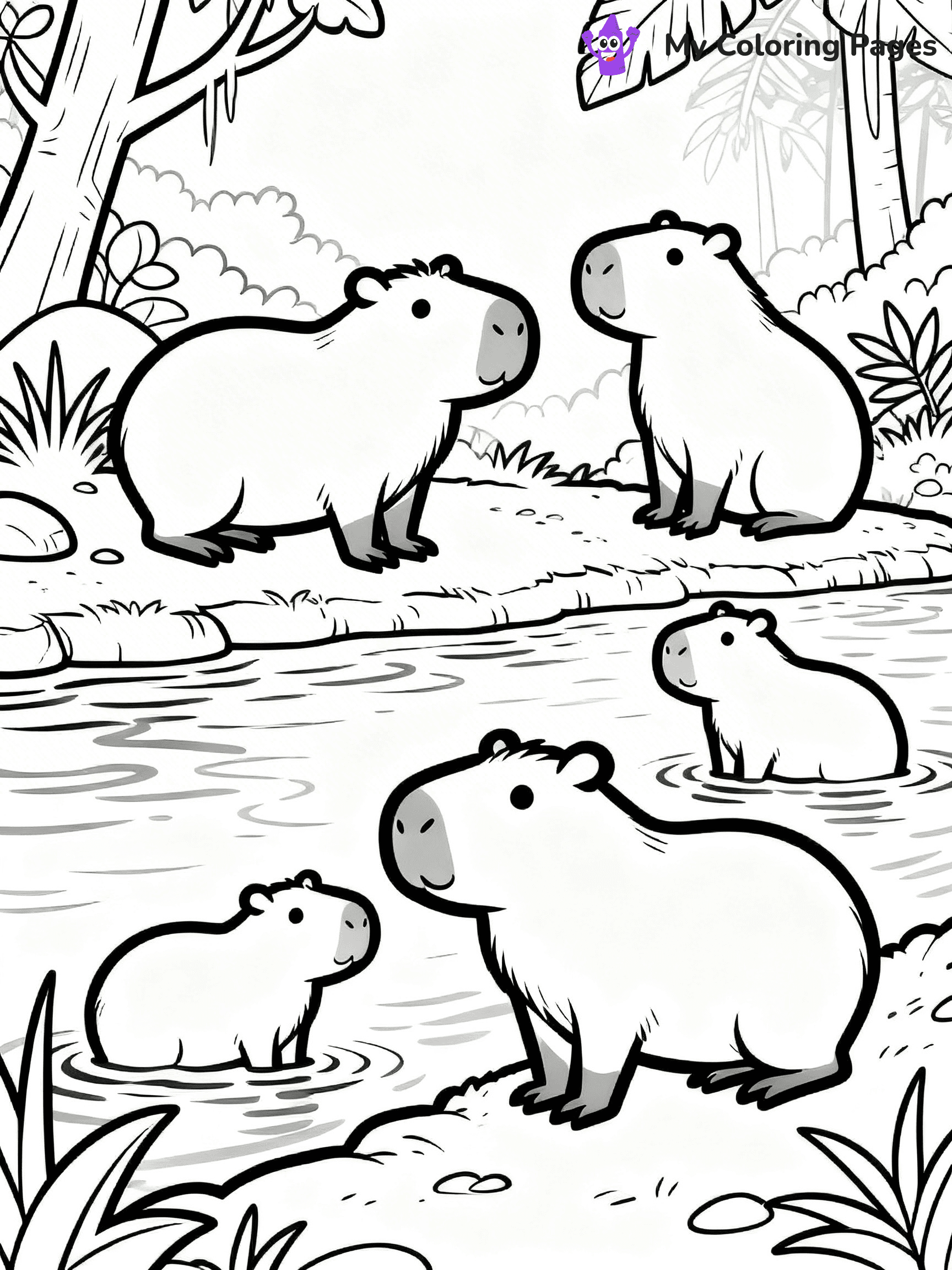 Rainforest Coloring Pages - 58