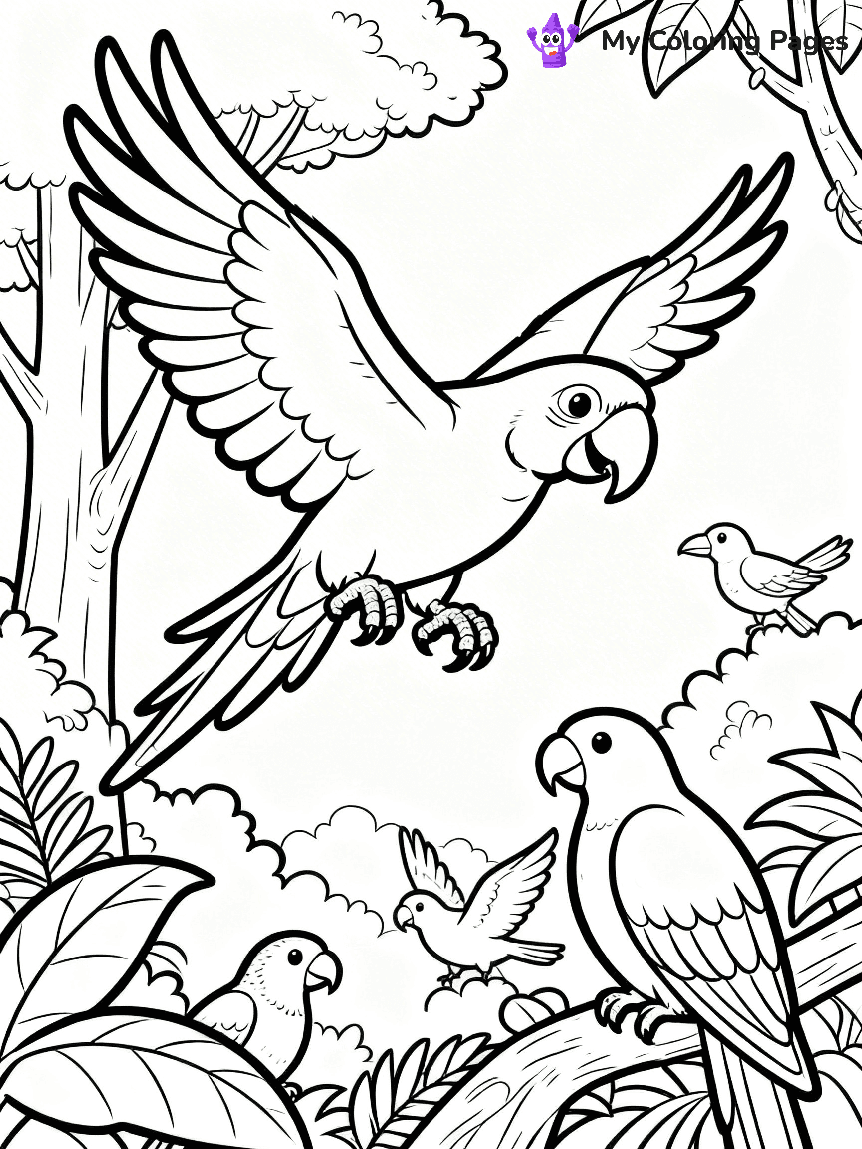 Rainforest Coloring Pages - 21