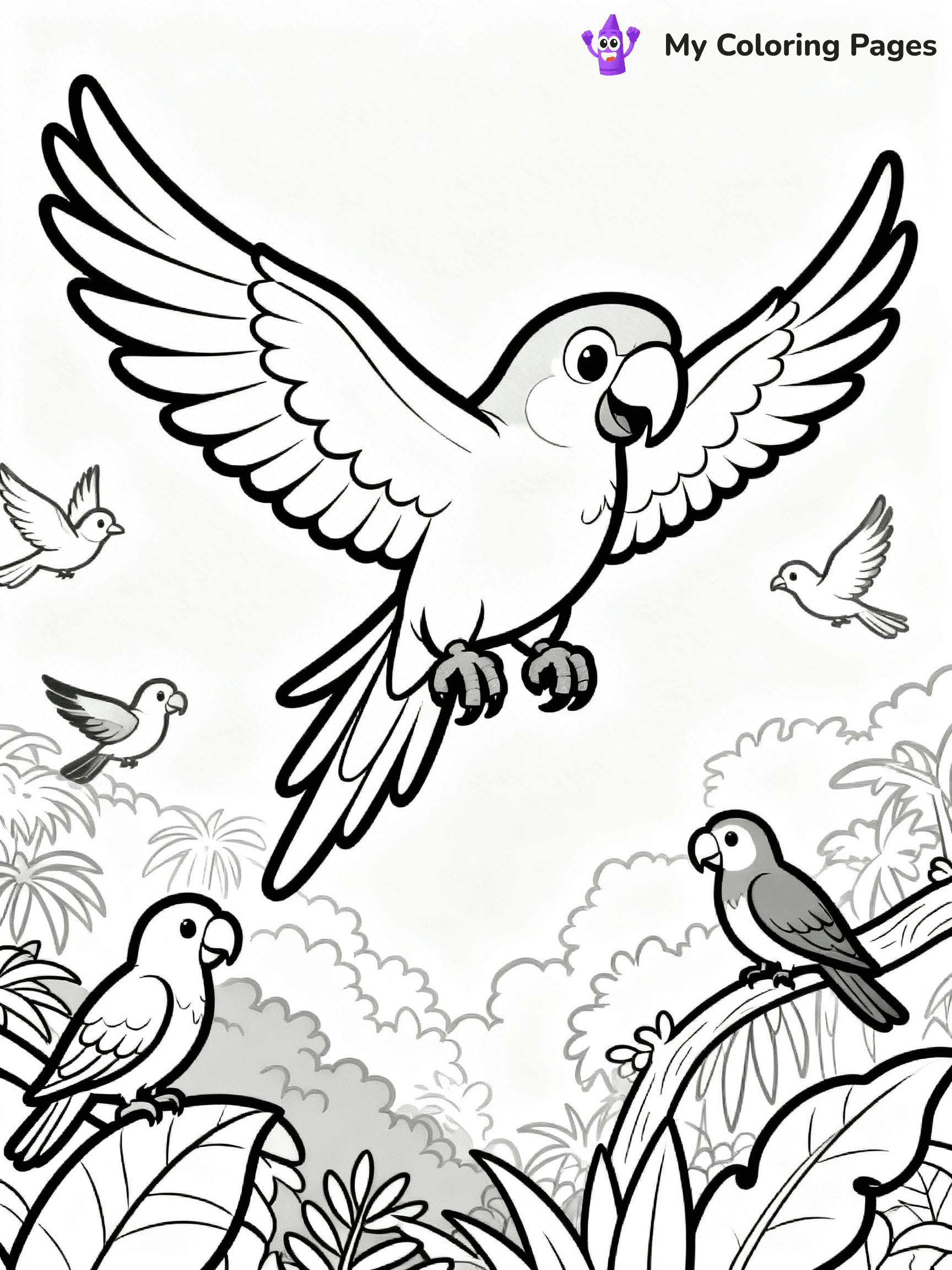 Rainforest Coloring Pages - 19