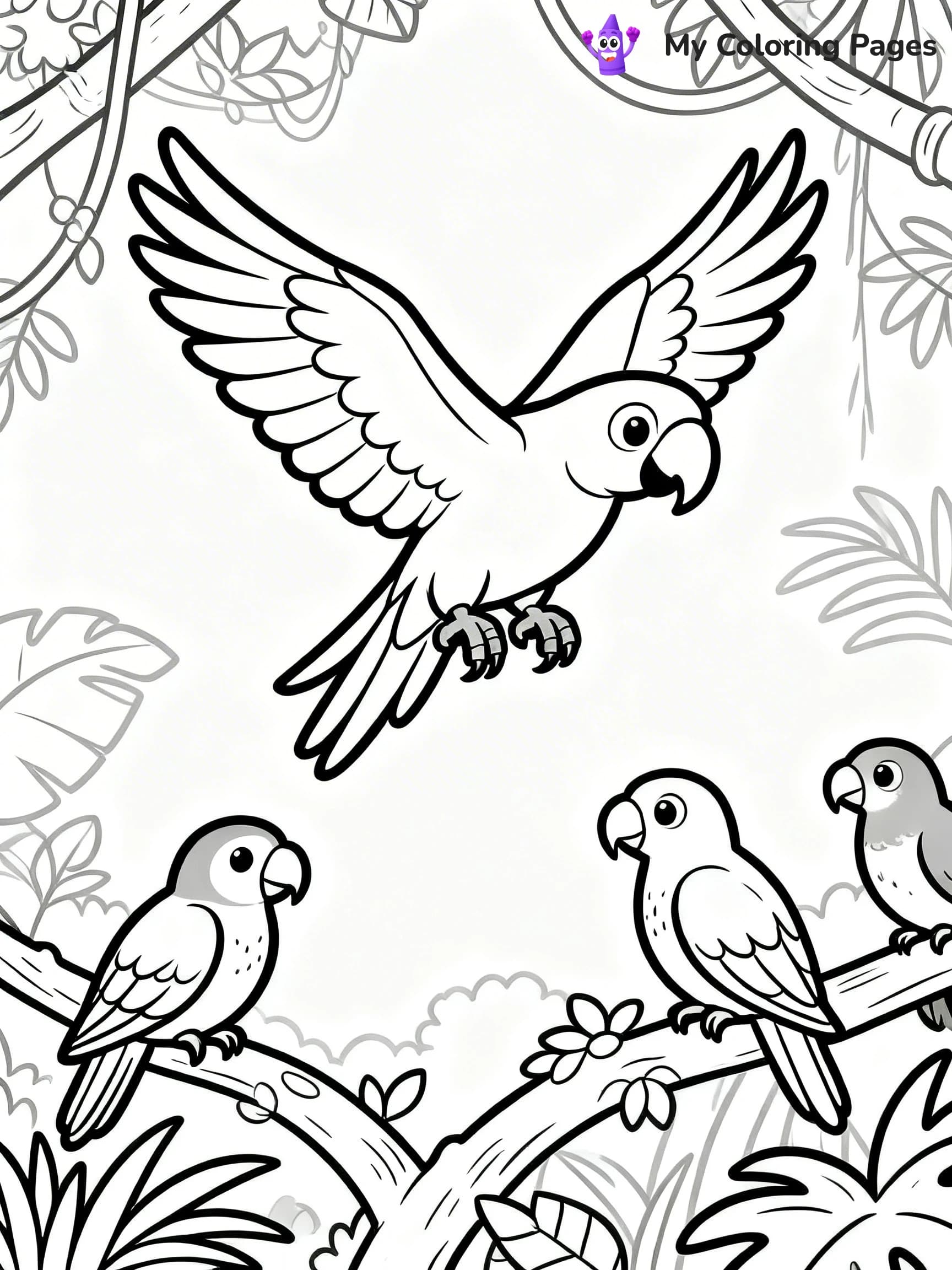 Rainforest Coloring Pages - 16