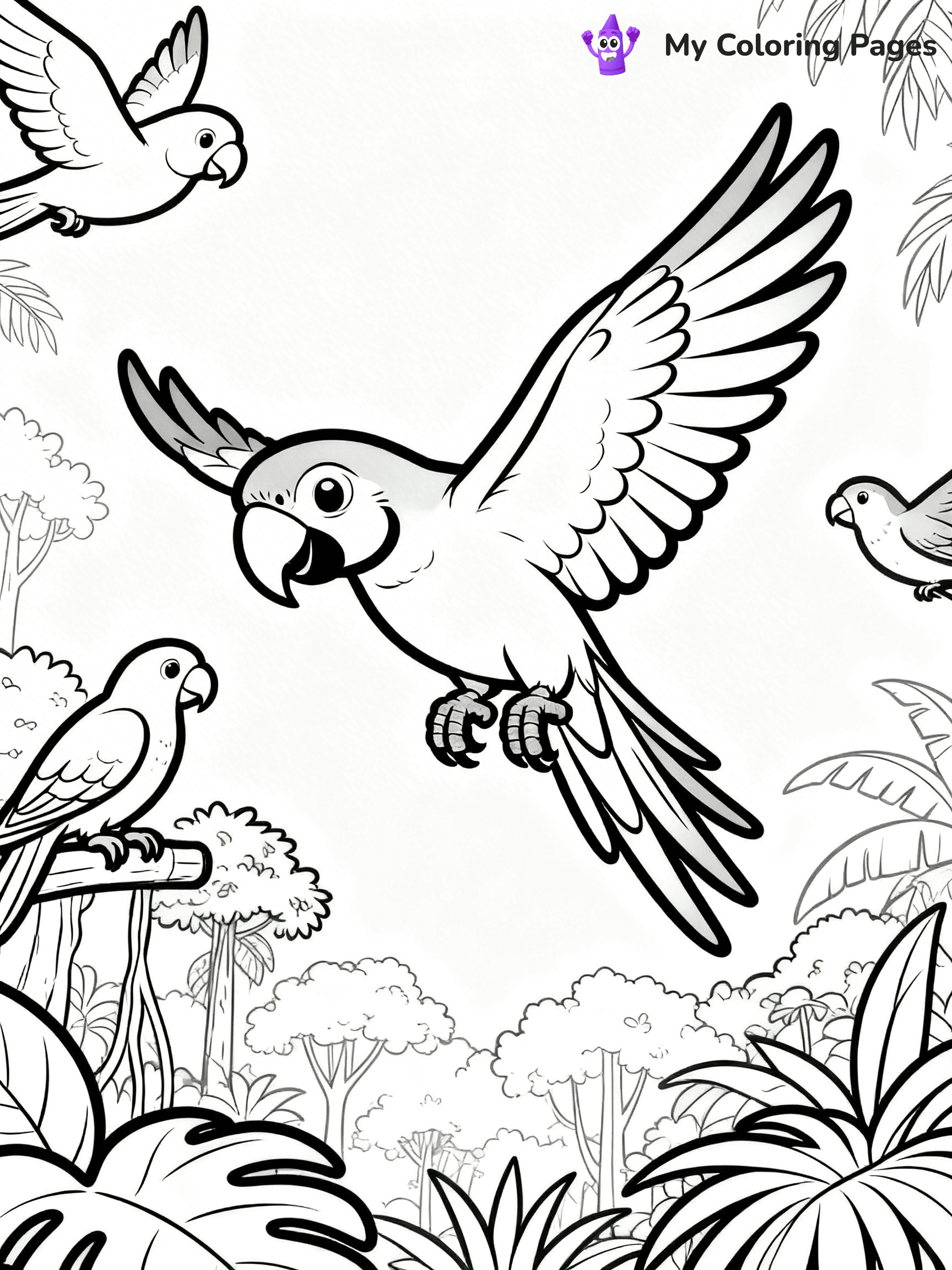 Rainforest Coloring Pages - 15